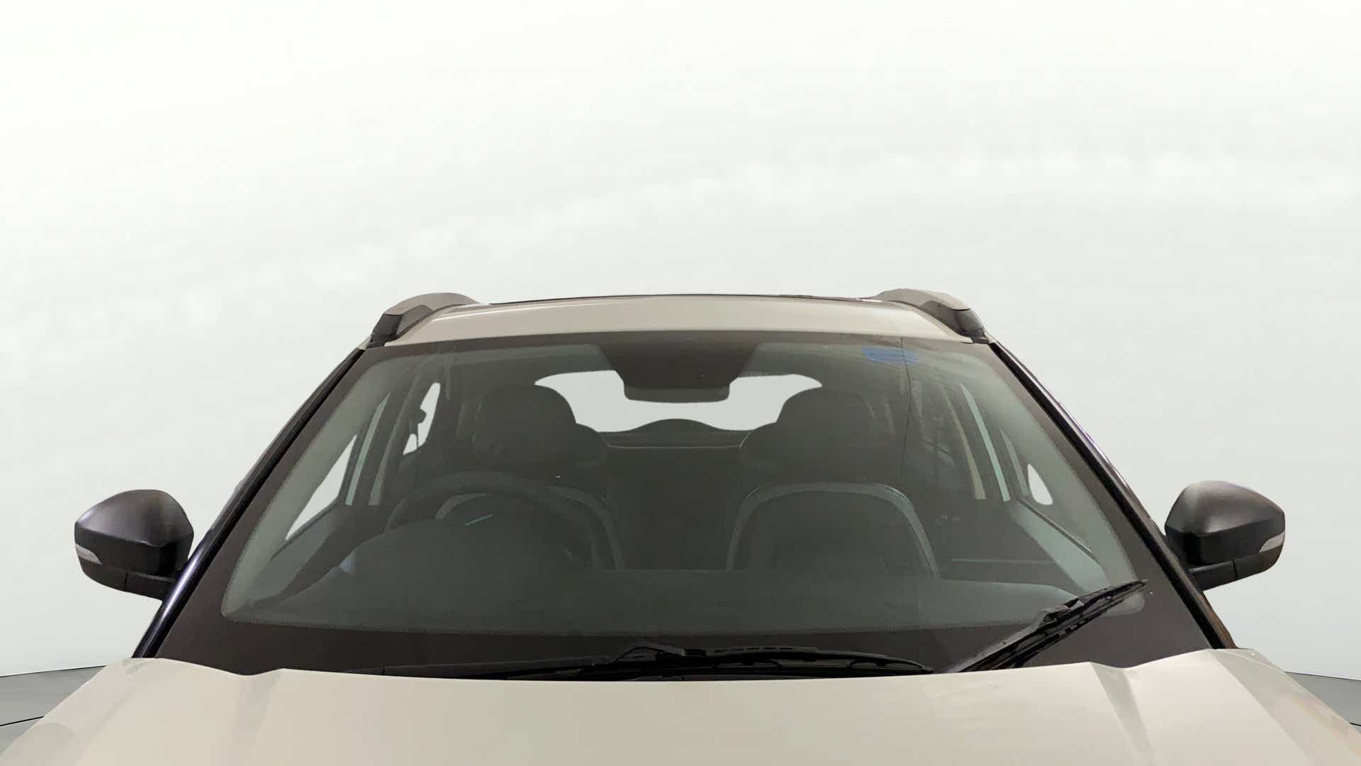 Front windshield view of a Tata Nexon 2017-2023