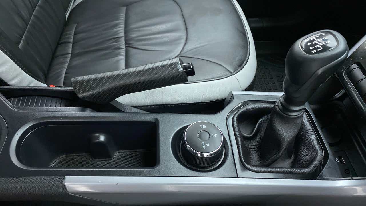 Center console view of a Tata Nexon 2017-2023