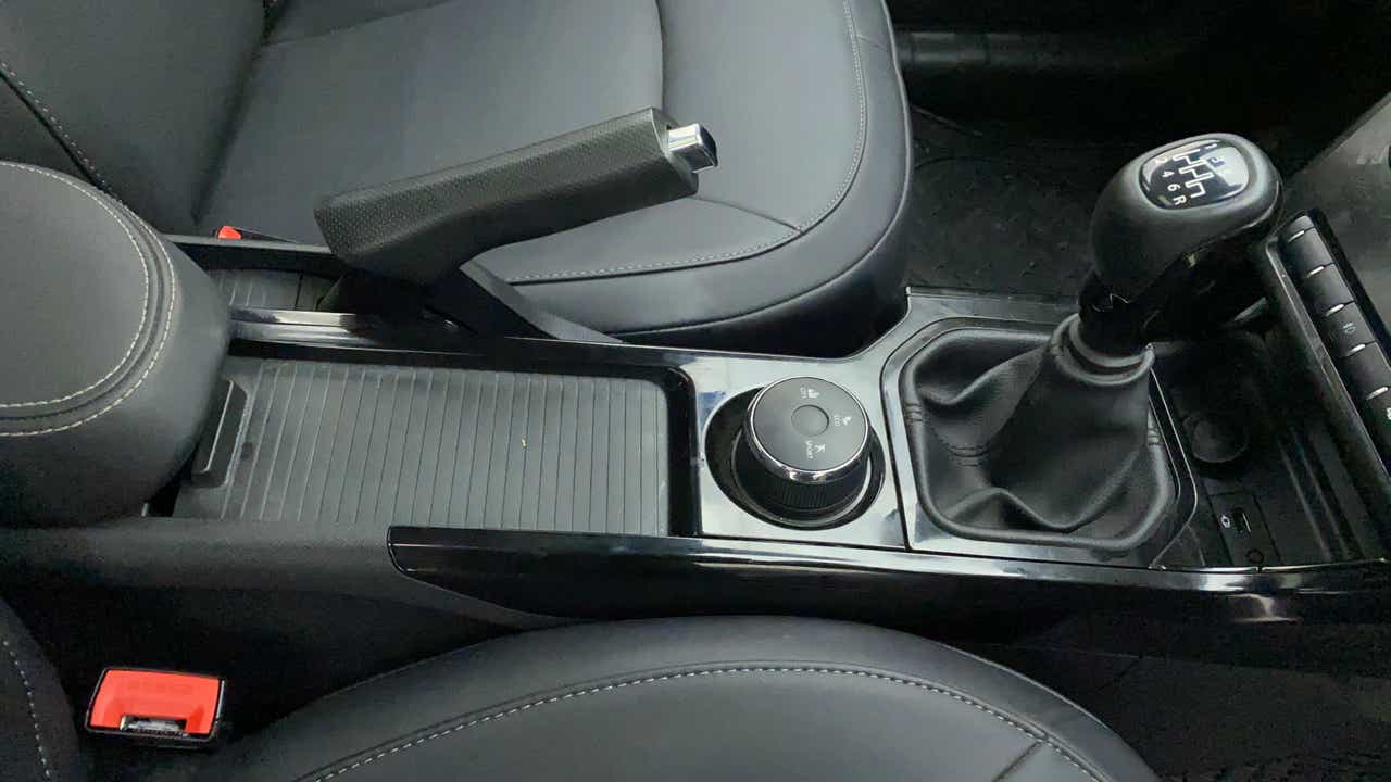 Center console view of a Tata Nexon 2017-2023