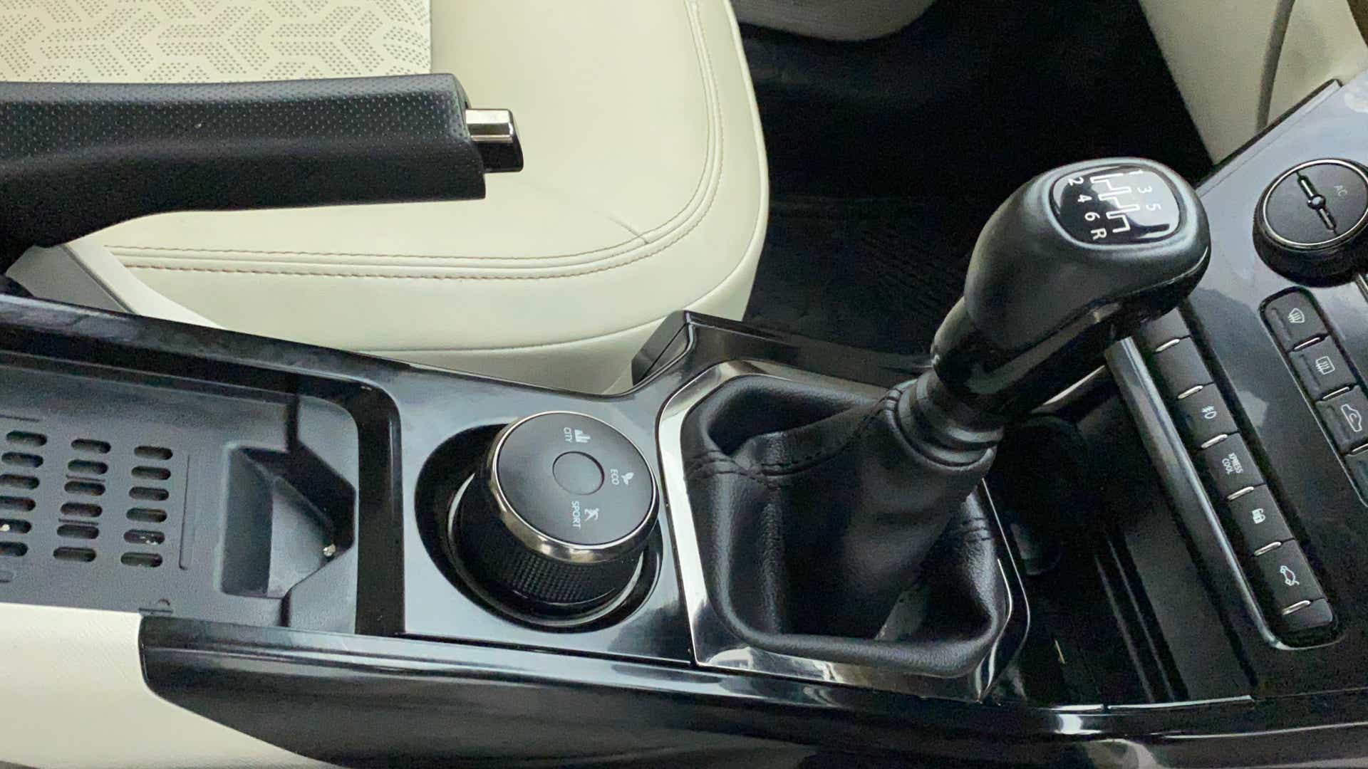 Gear lever and drive mode selector of a Tata Nexon 2017-2023