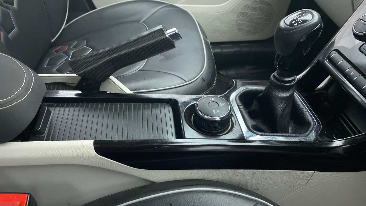 Gear lever and center console of a Tata Nexon 2017-2023