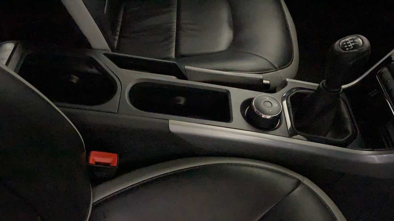 Center console and gear lever area of a Tata Nexon 2017-2023