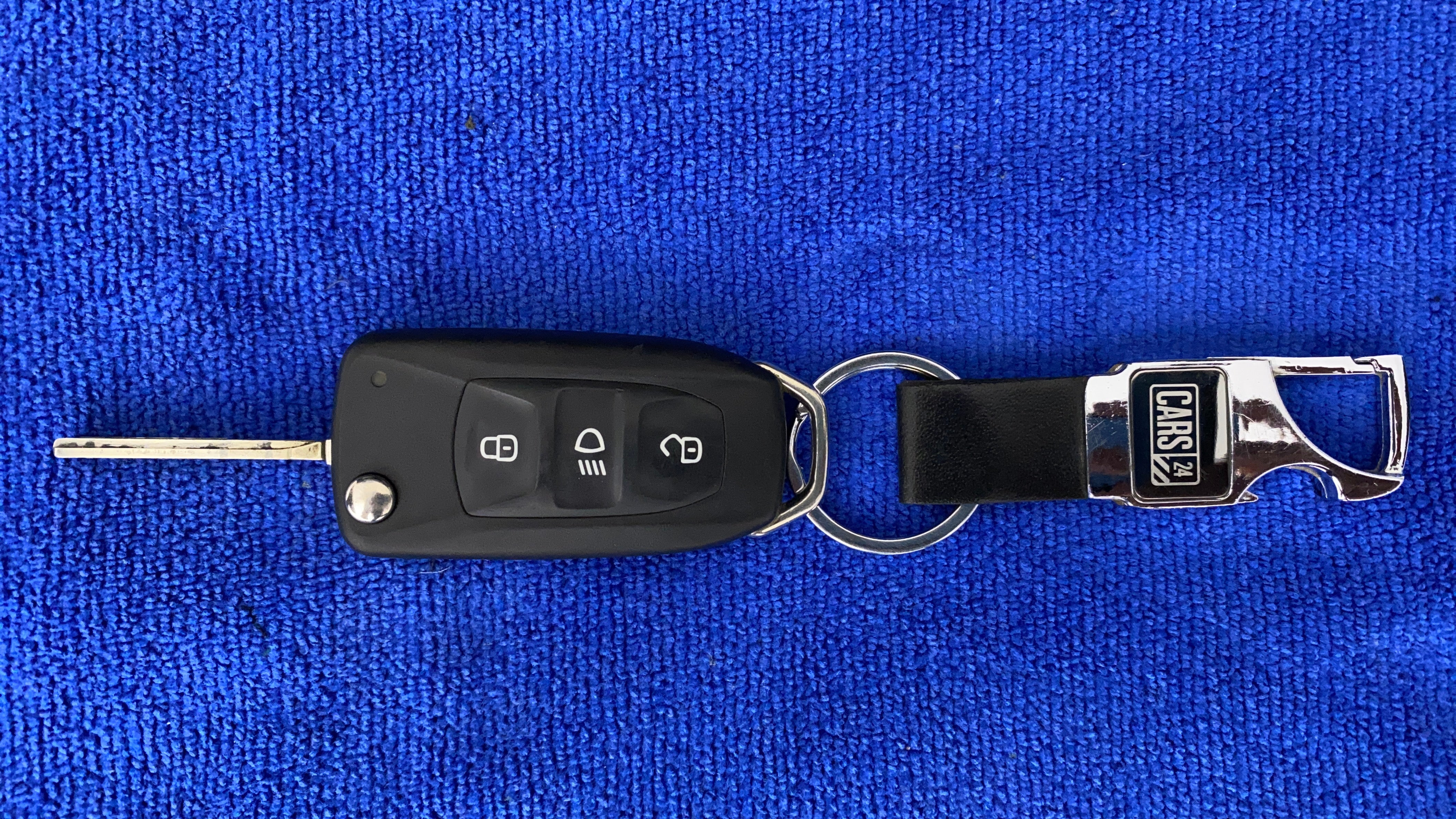Car key fob of a Tata Nexon 2017-2023