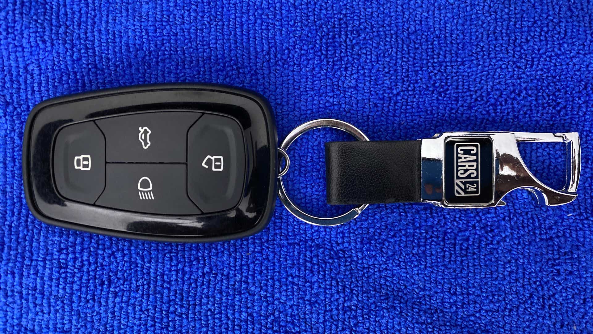 Car key fob of a Tata Nexon 2017-2023