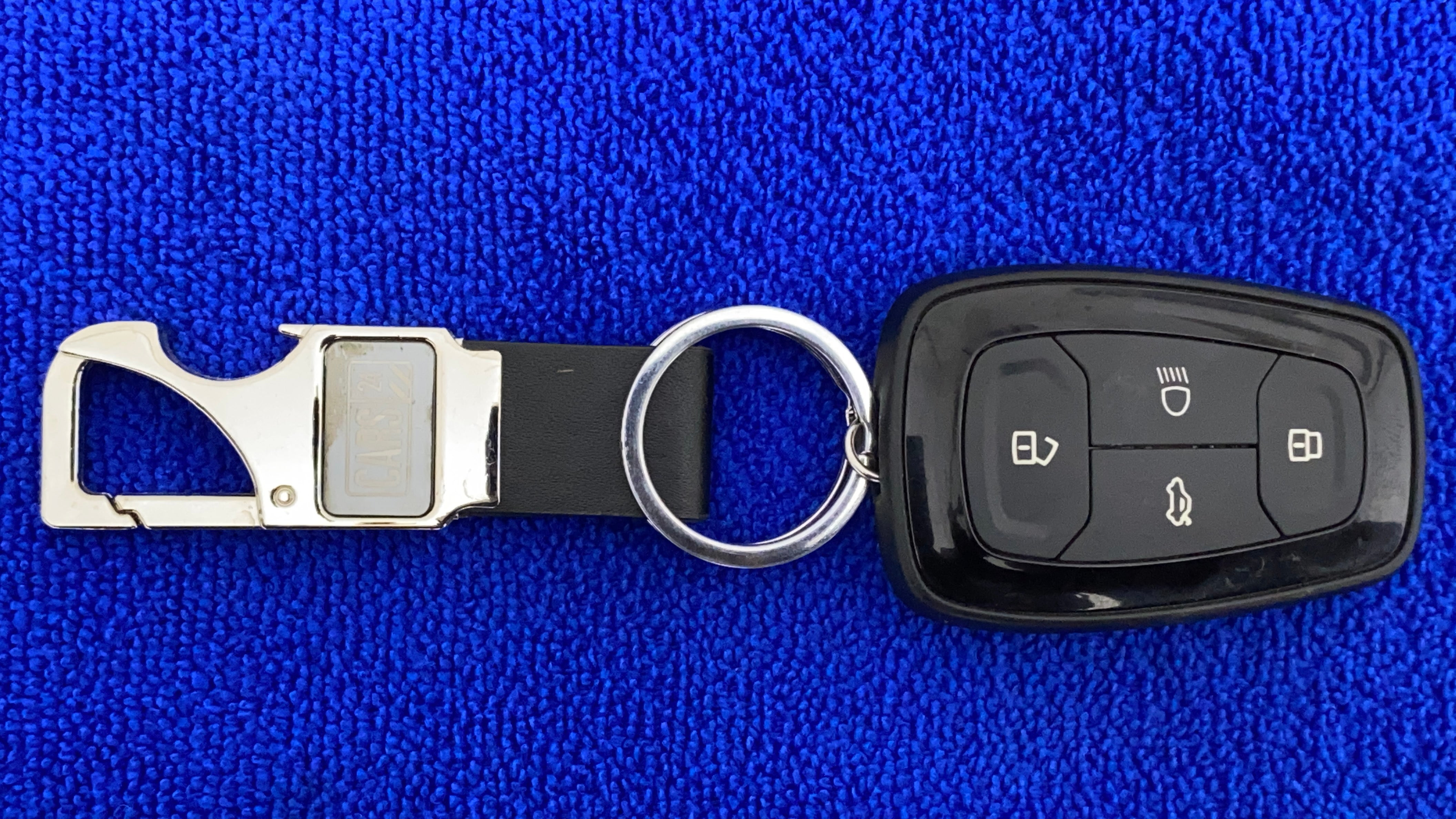 Car key fob of a Tata Nexon 2017-2023