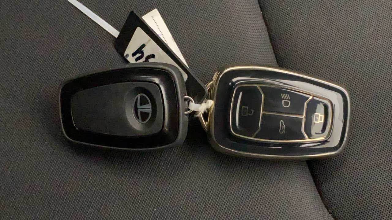 Car key fob of a Tata Nexon