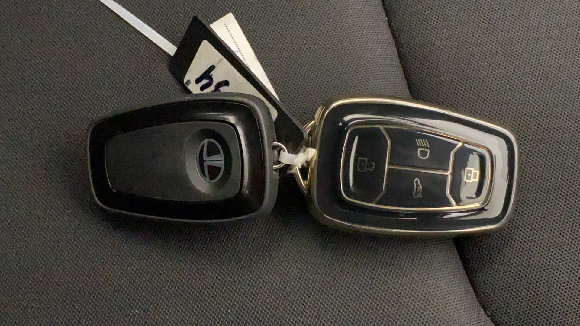 Car key fob of a Tata Nexon