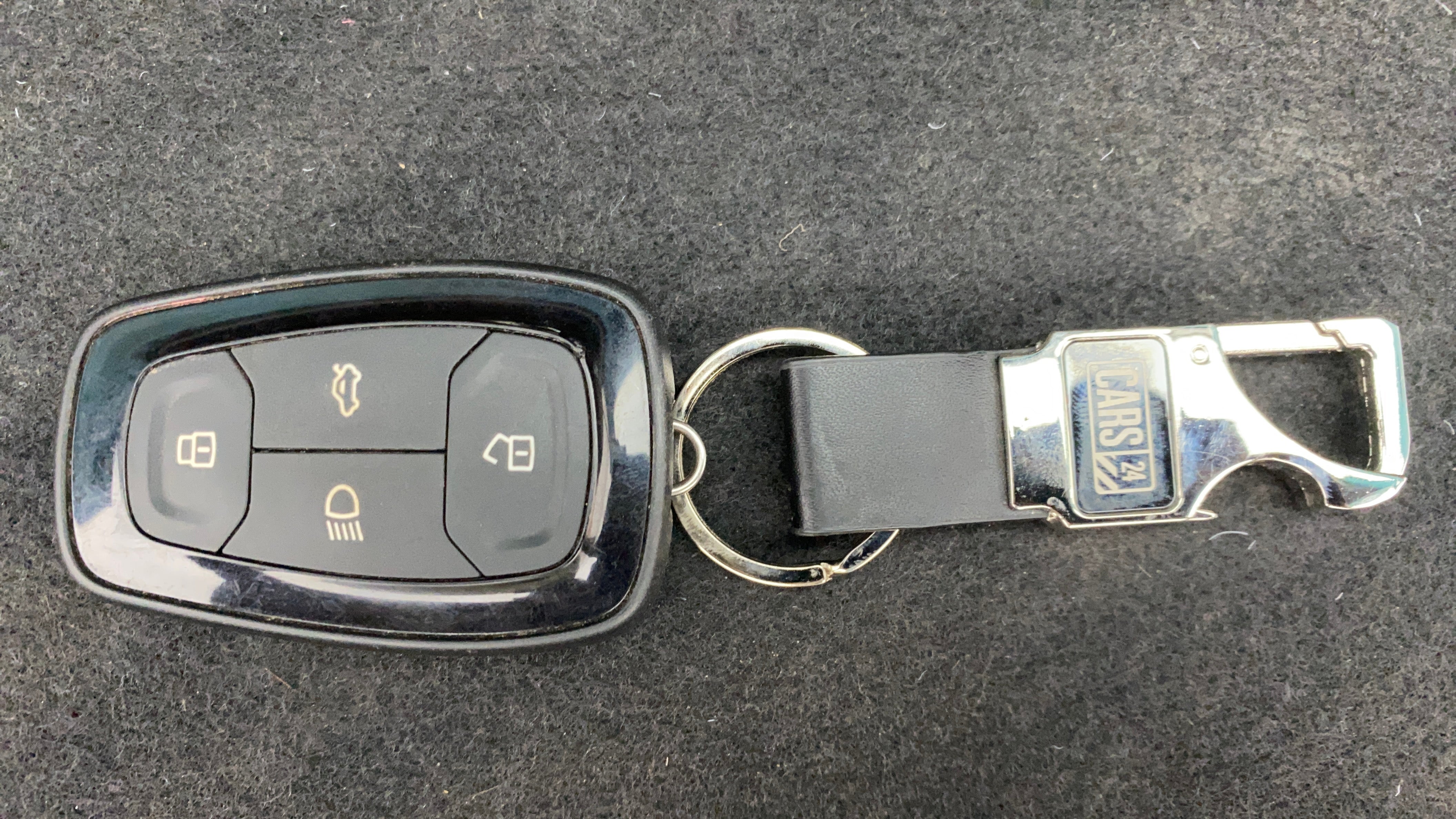 Car key fob and keychain for a Tata Nexon 2017-2023