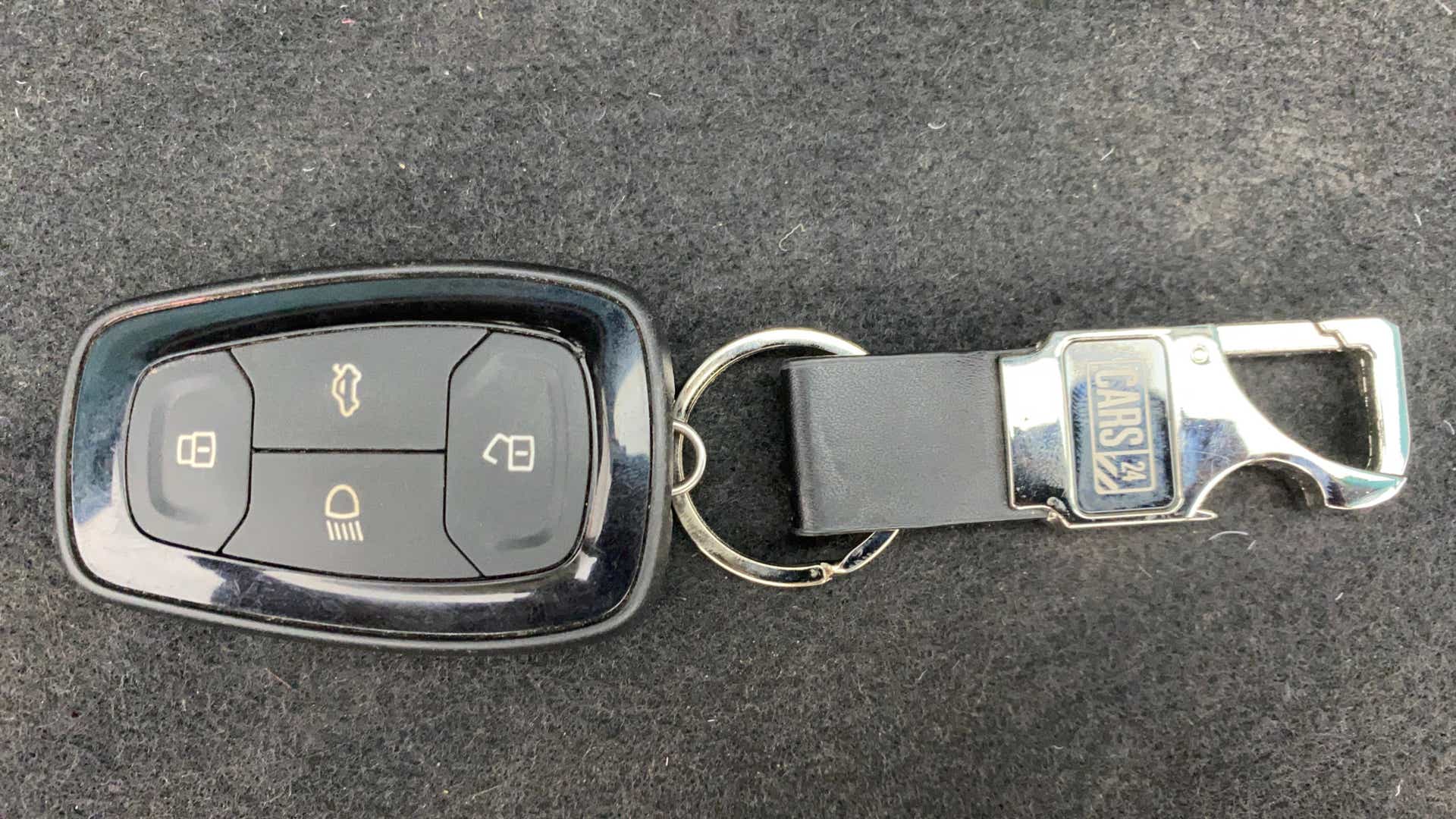 Car key fob and keychain for a Tata Nexon 2017-2023