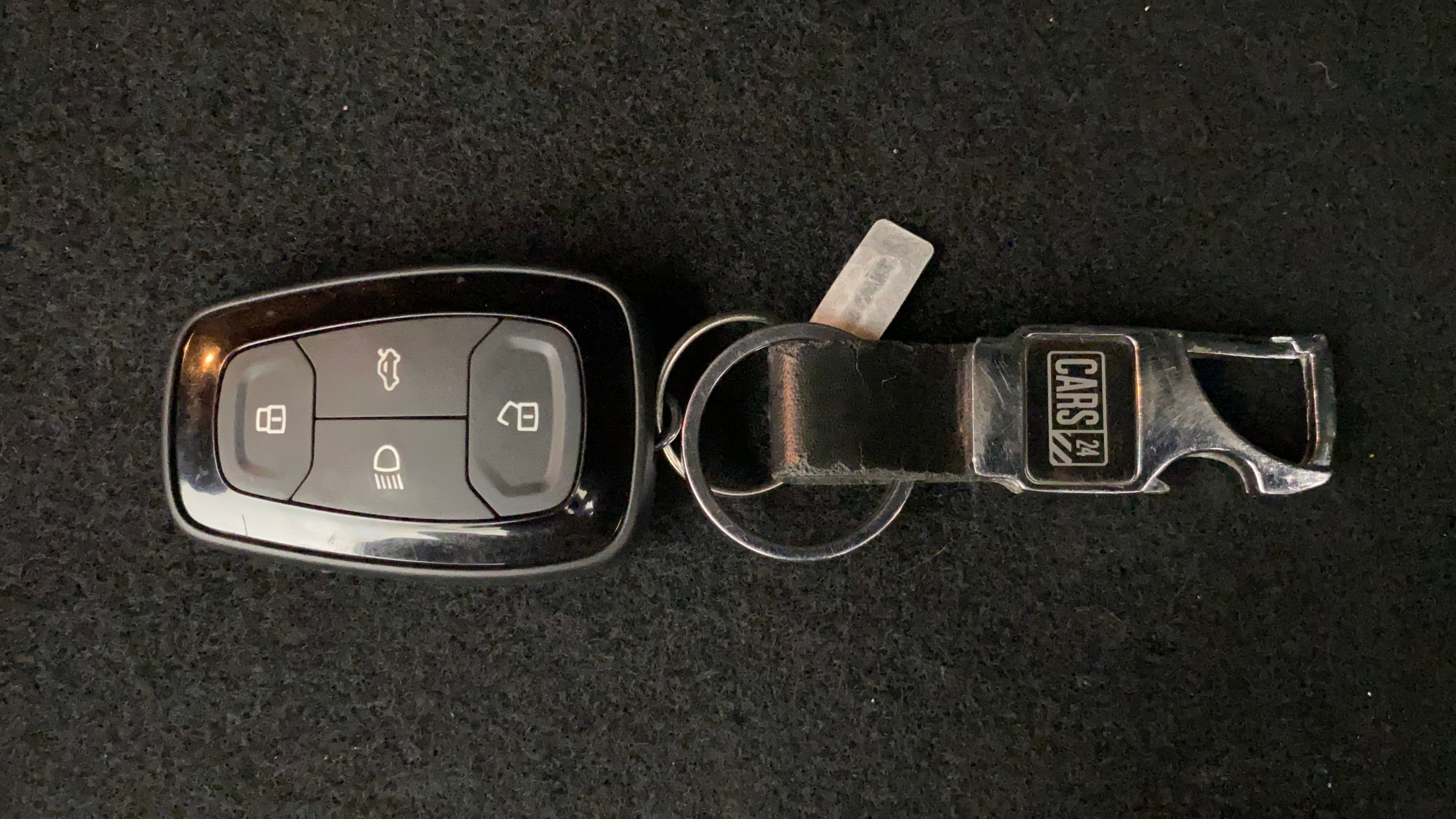 Car key fob of a Tata Nexon 2017-2023