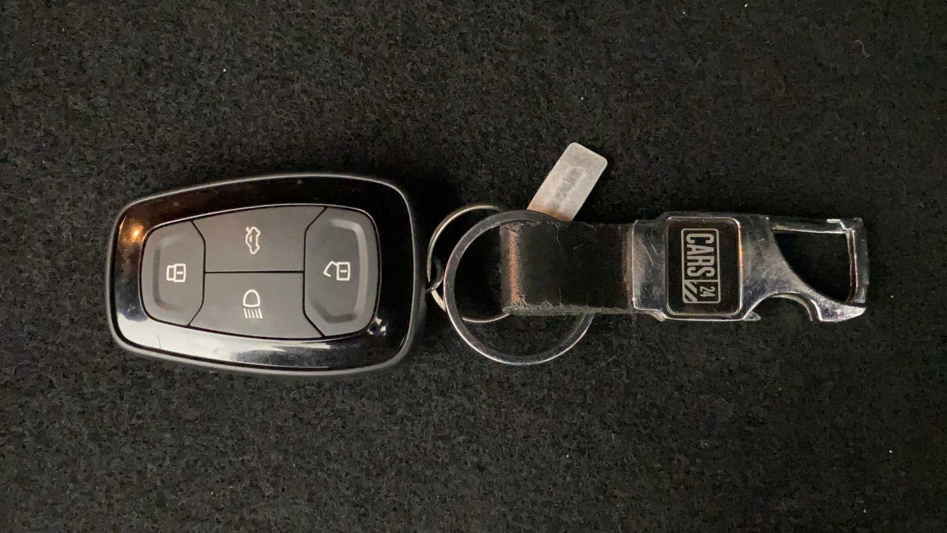 Car key fob of a Tata Nexon 2017-2023