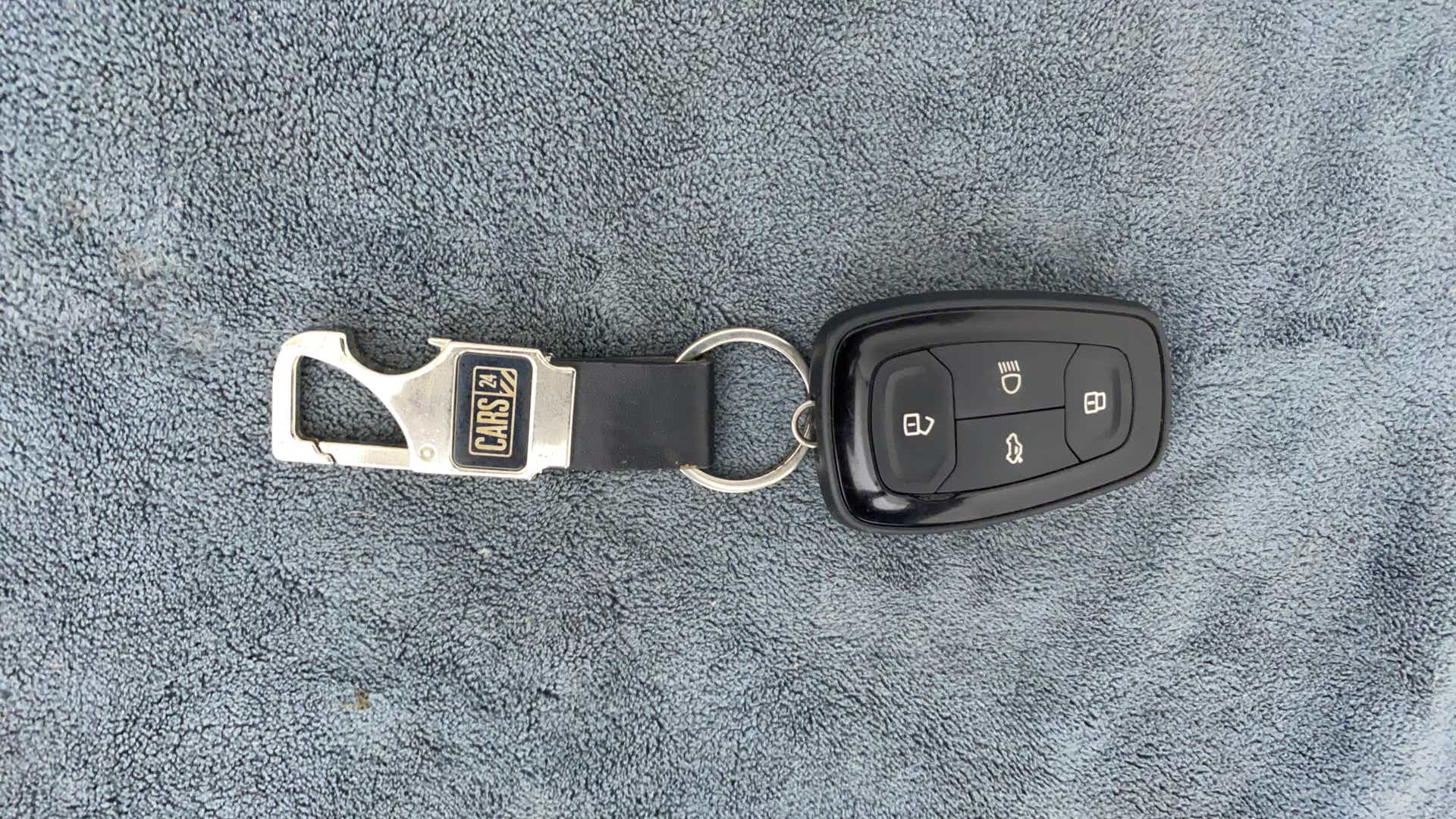 Car key fob of a Tata Nexon 2017-2023