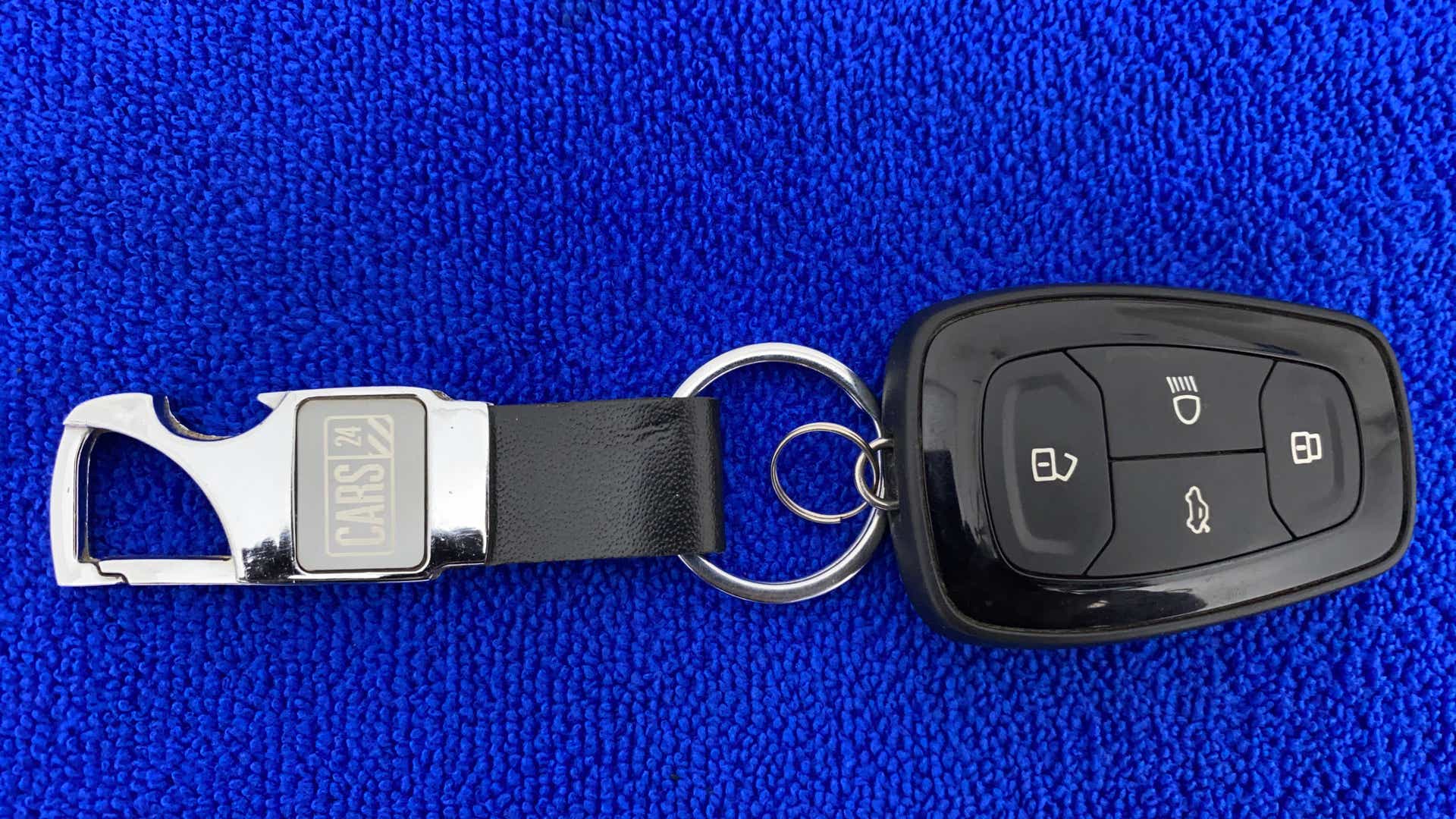 Key fob close-up of a Tata Nexon 2017-2023