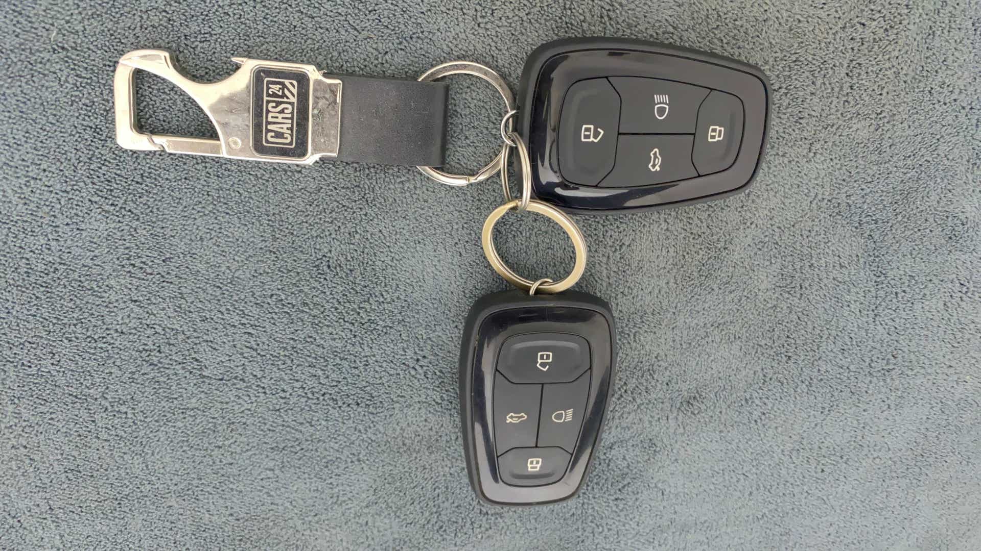 Car key fobs with a keychain for a Tata Nexon 2017-2023