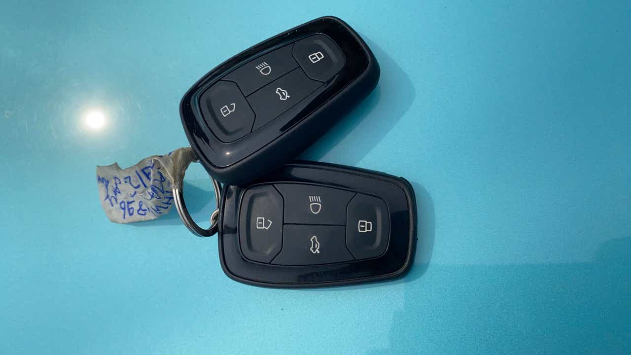 Key fobs of a Tata Nexon