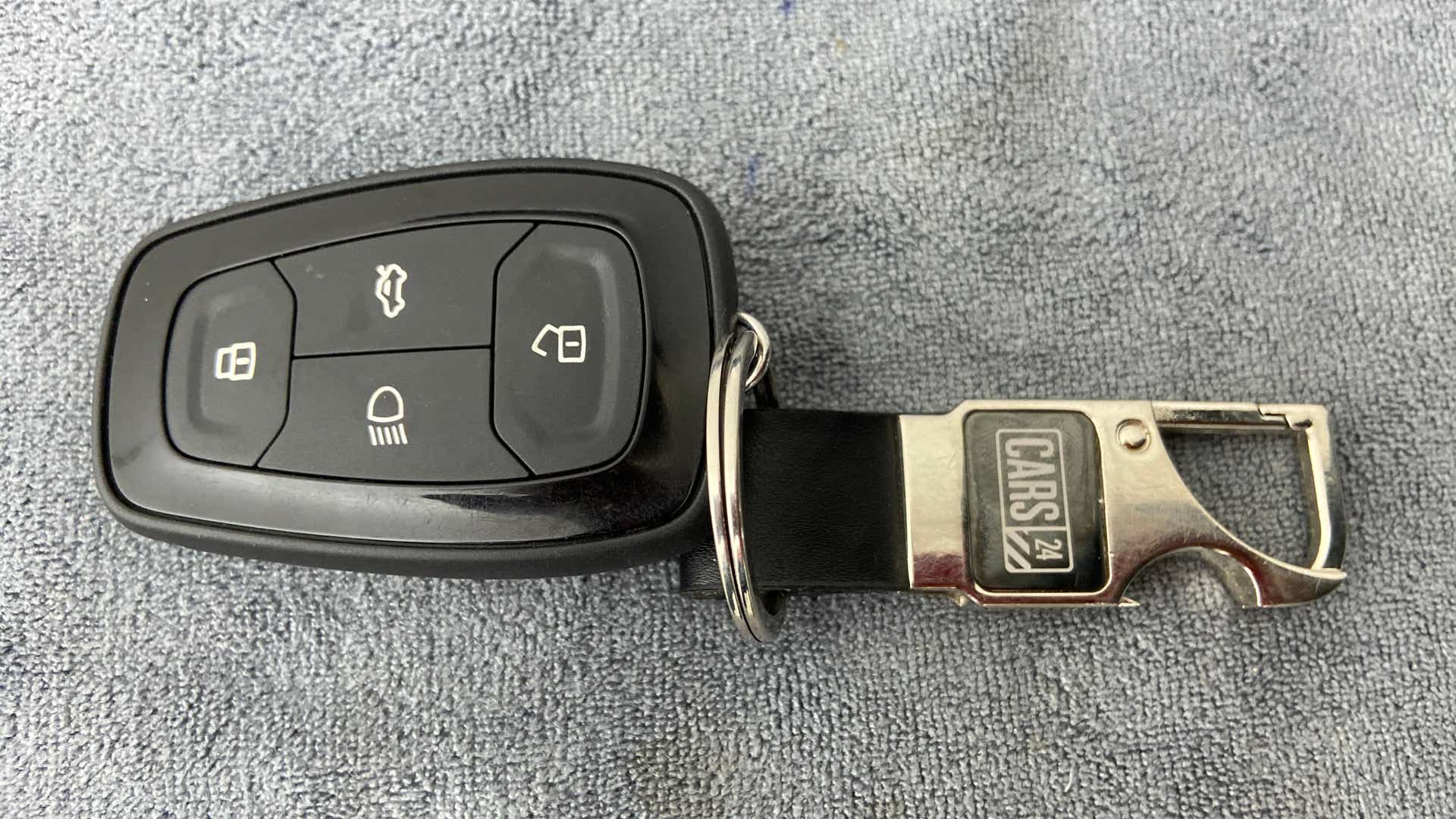 Car key fob of a Tata Nexon 2017-2023