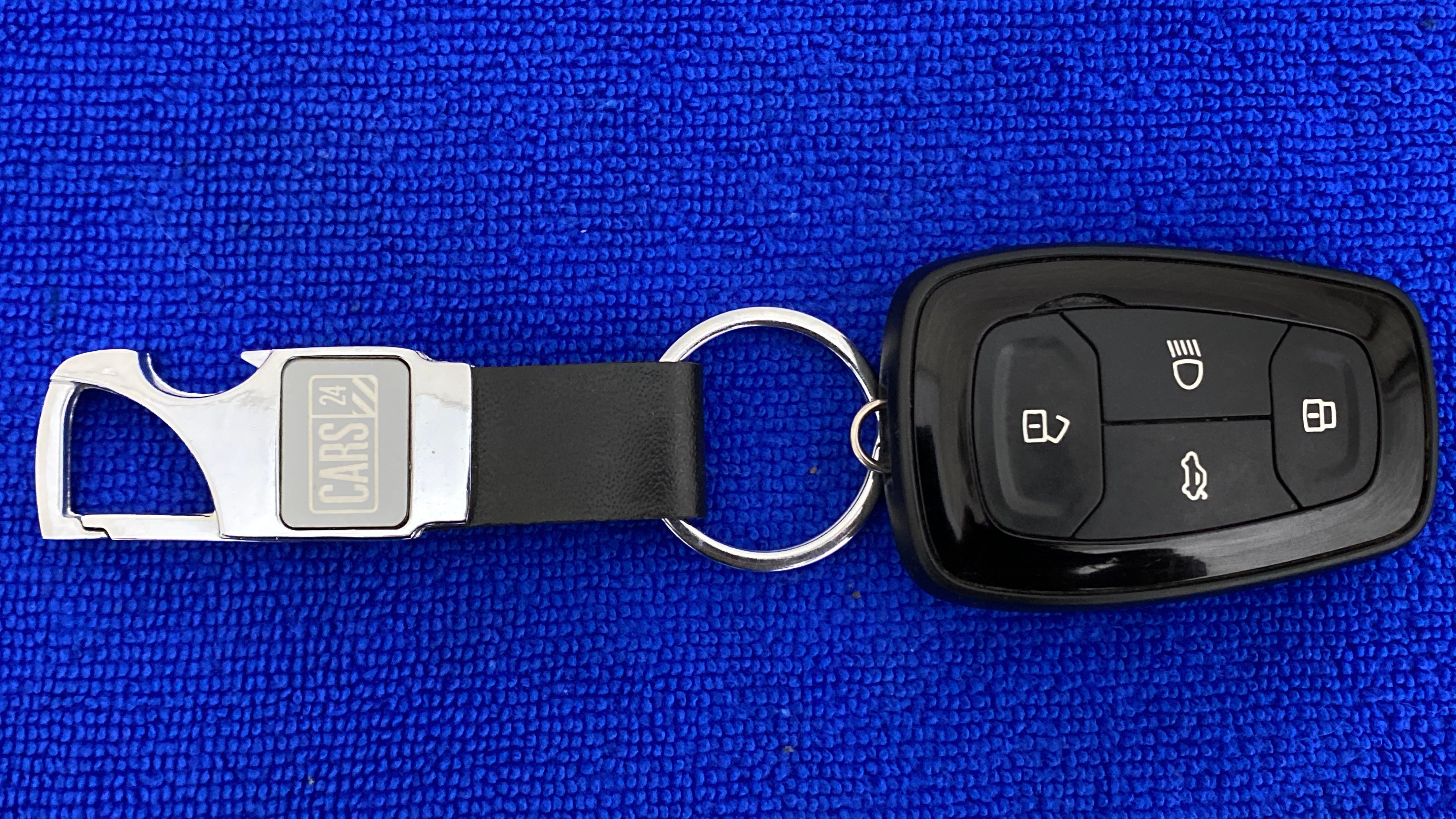 Key fob close-up of a Tata Nexon 2017-2023