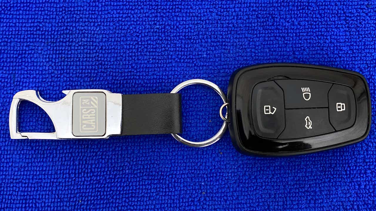Key fob close-up of a Tata Nexon 2017-2023