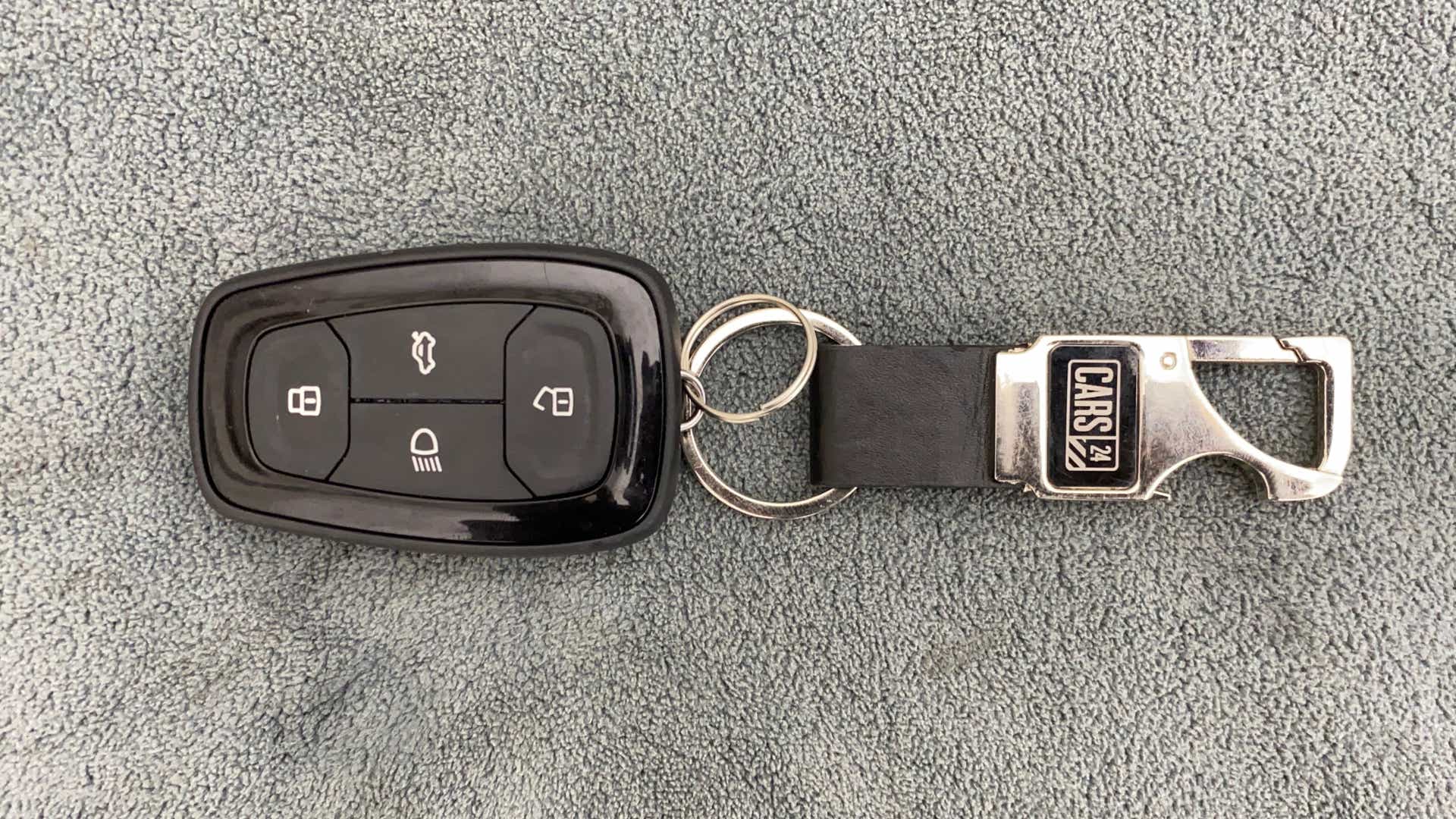 Key fob close-up of a Tata Nexon 2017-2023