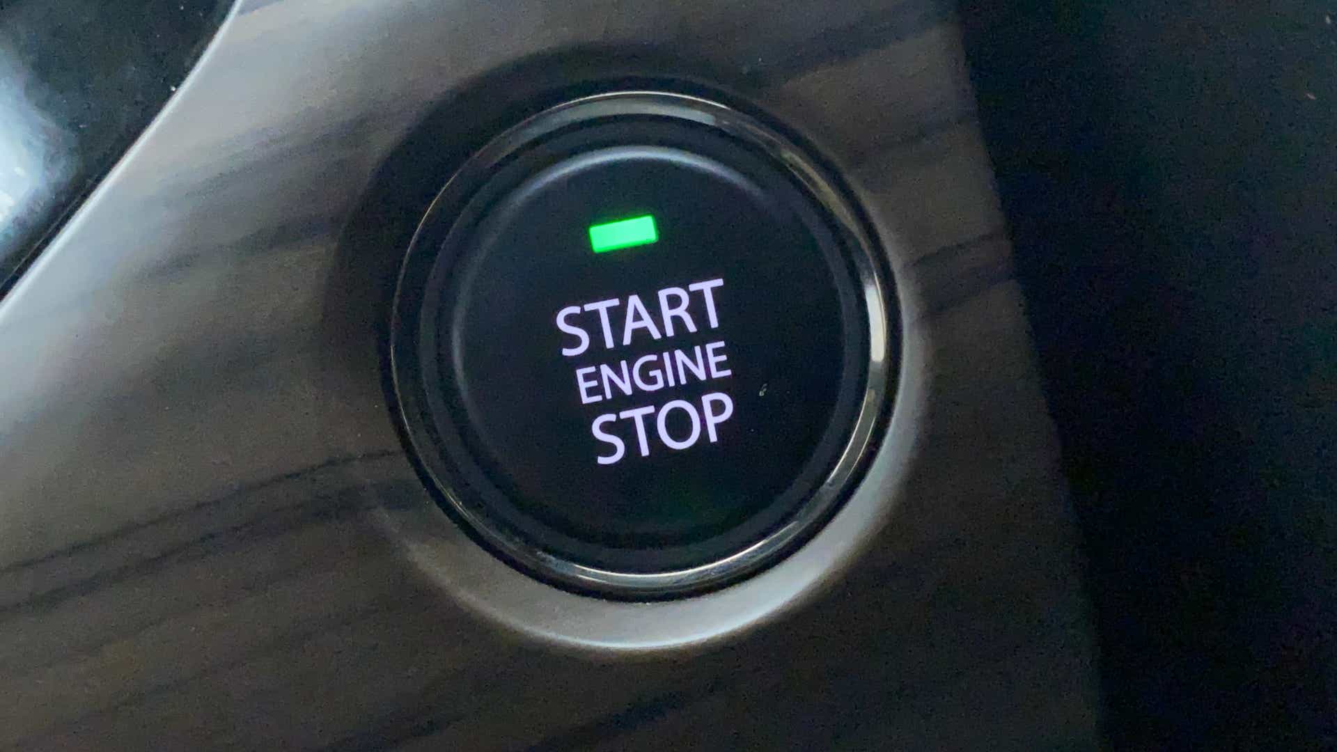 Start engine stop button of a Tata Nexon 2017-2023