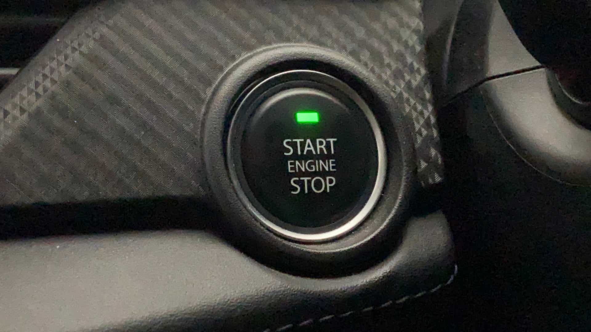 Engine start stop button of a Tata Nexon 2017-2023