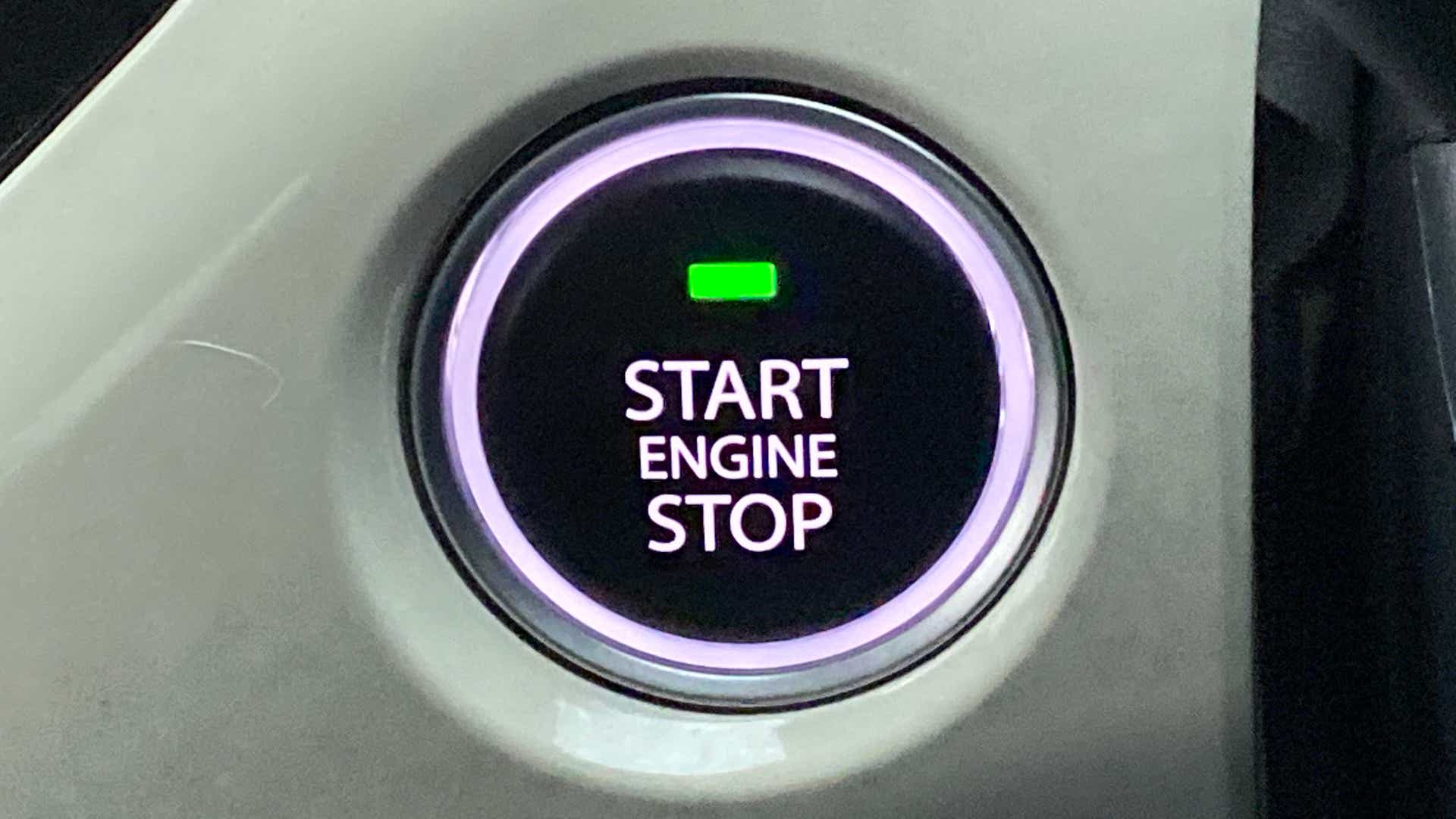 Start button of a Tata Nexon 2017-2023