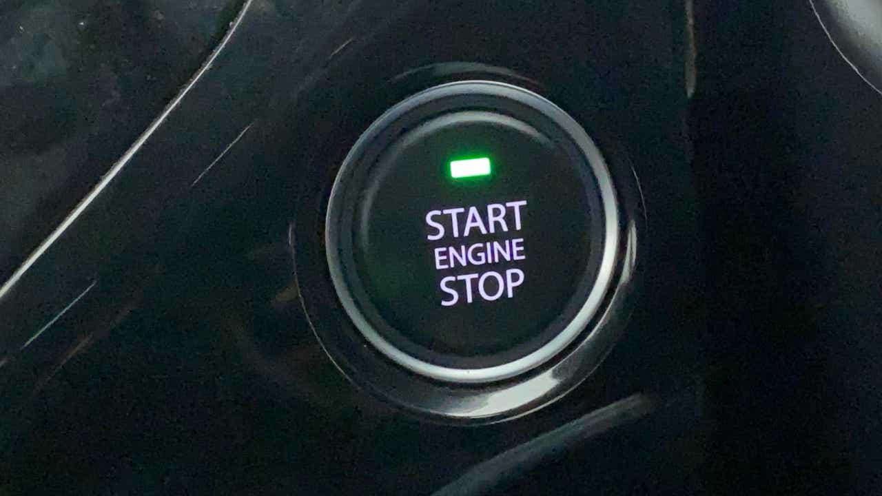 Start stop button of a Tata Nexon 2017-2023
