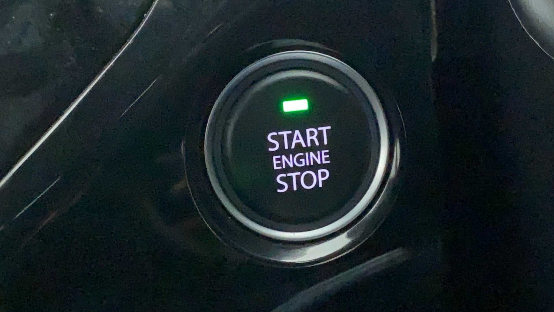 Start stop button of a Tata Nexon 2017-2023