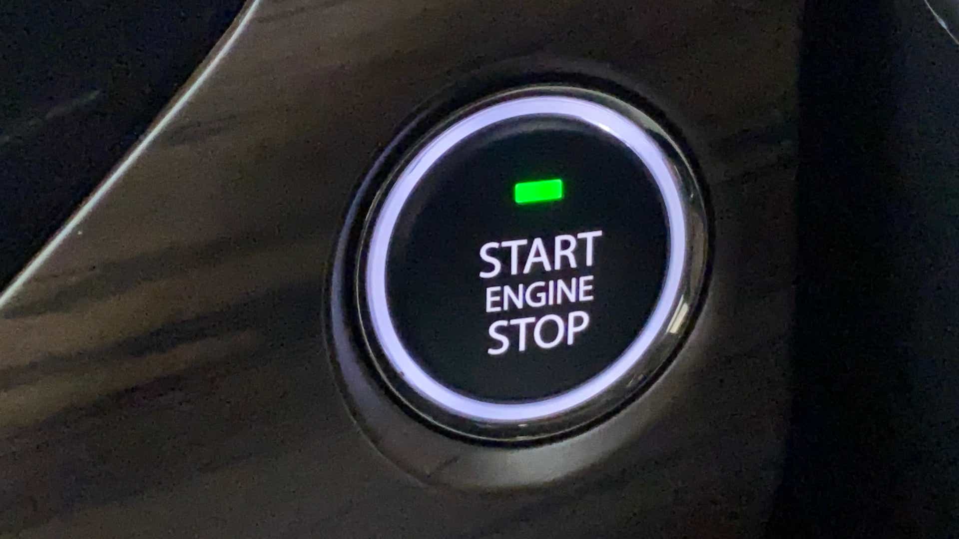 Start stop button of a Tata Nexon 2017-2023