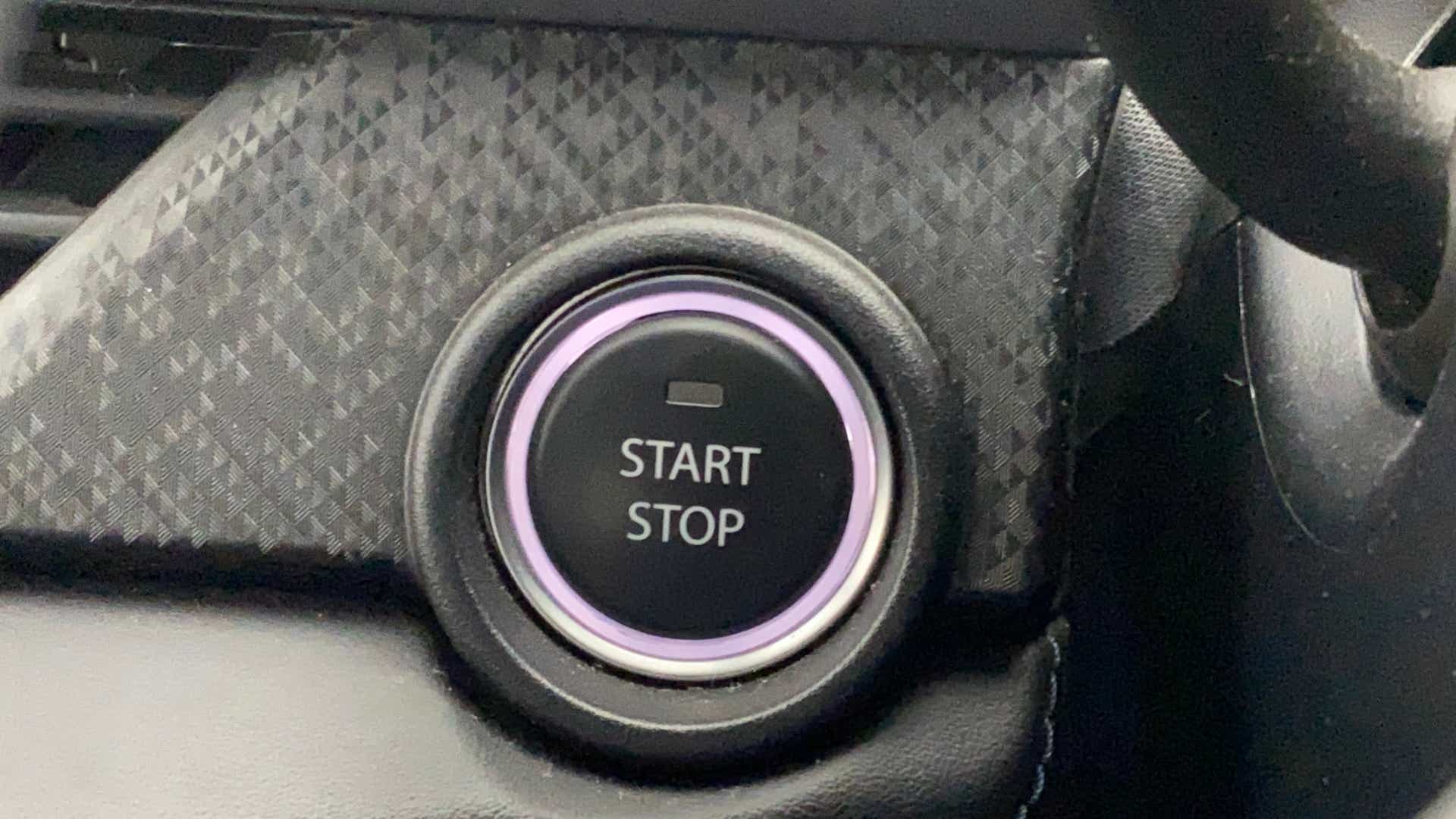 Start stop button of a Tata Nexon