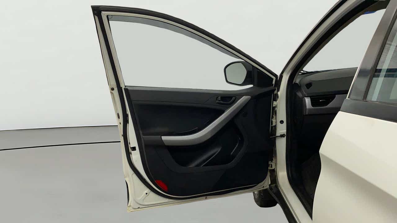 Front driver side door open view of a Tata Nexon 2017-2023
