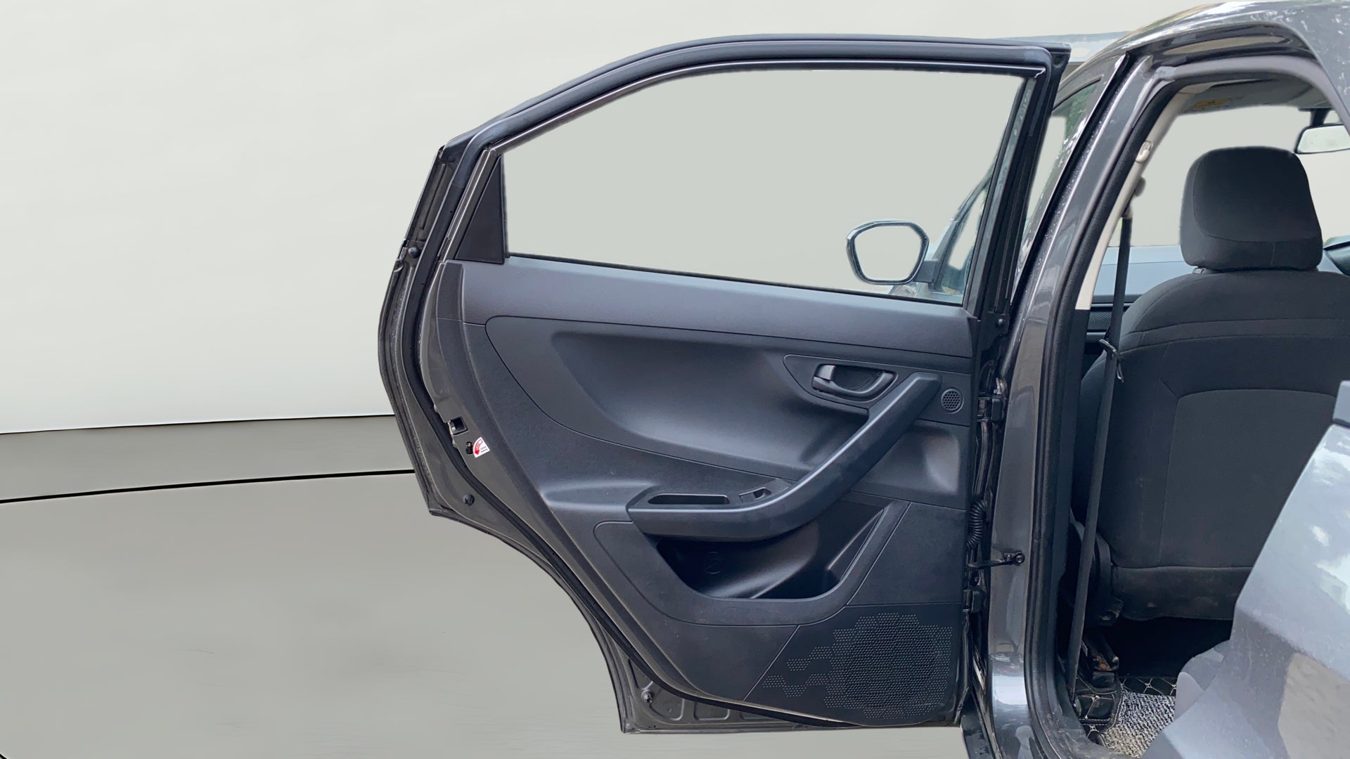 Rear door interior of a Tata Nexon