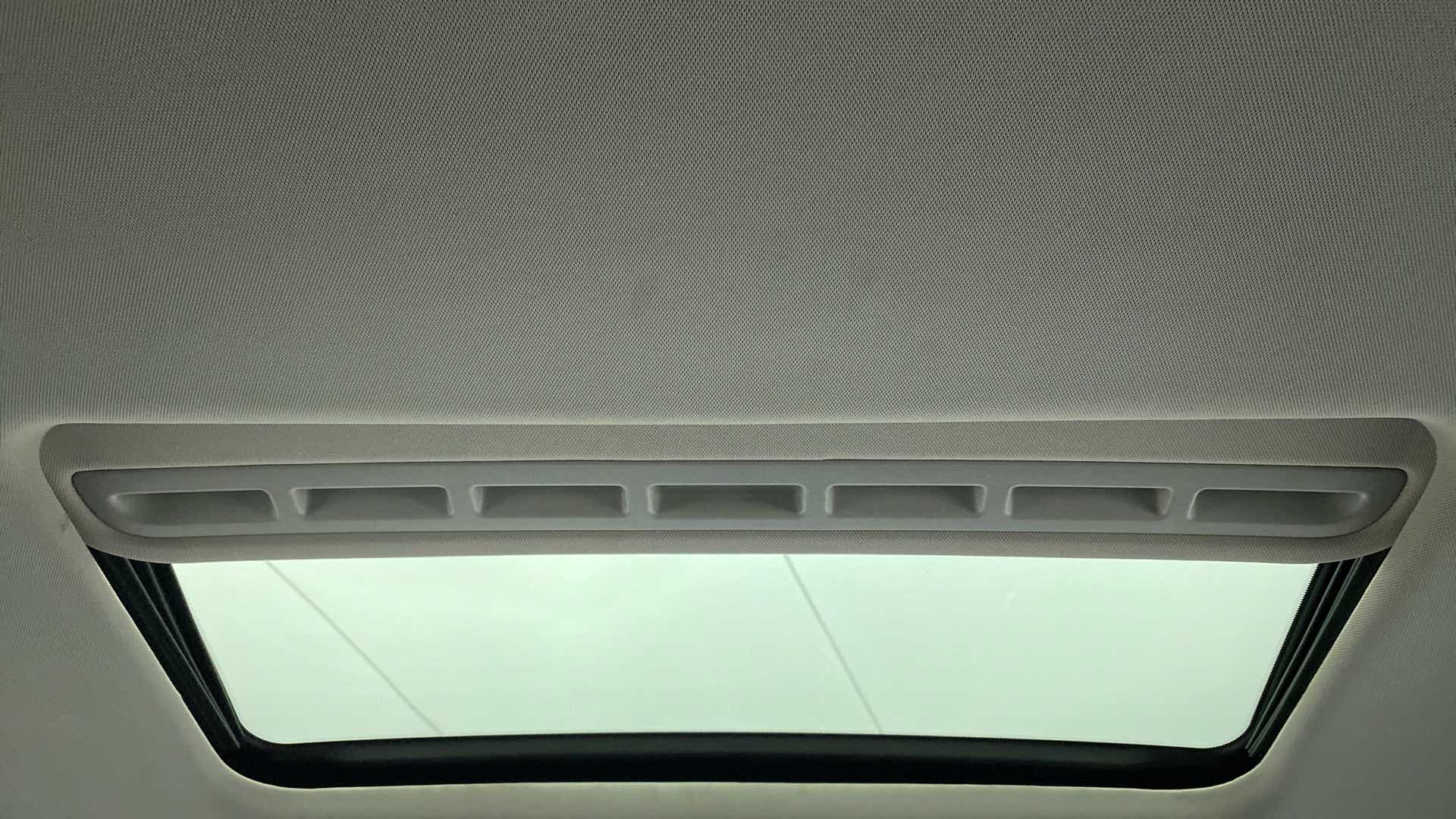Sunroof interior view of a Tata Nexon 2017-2023