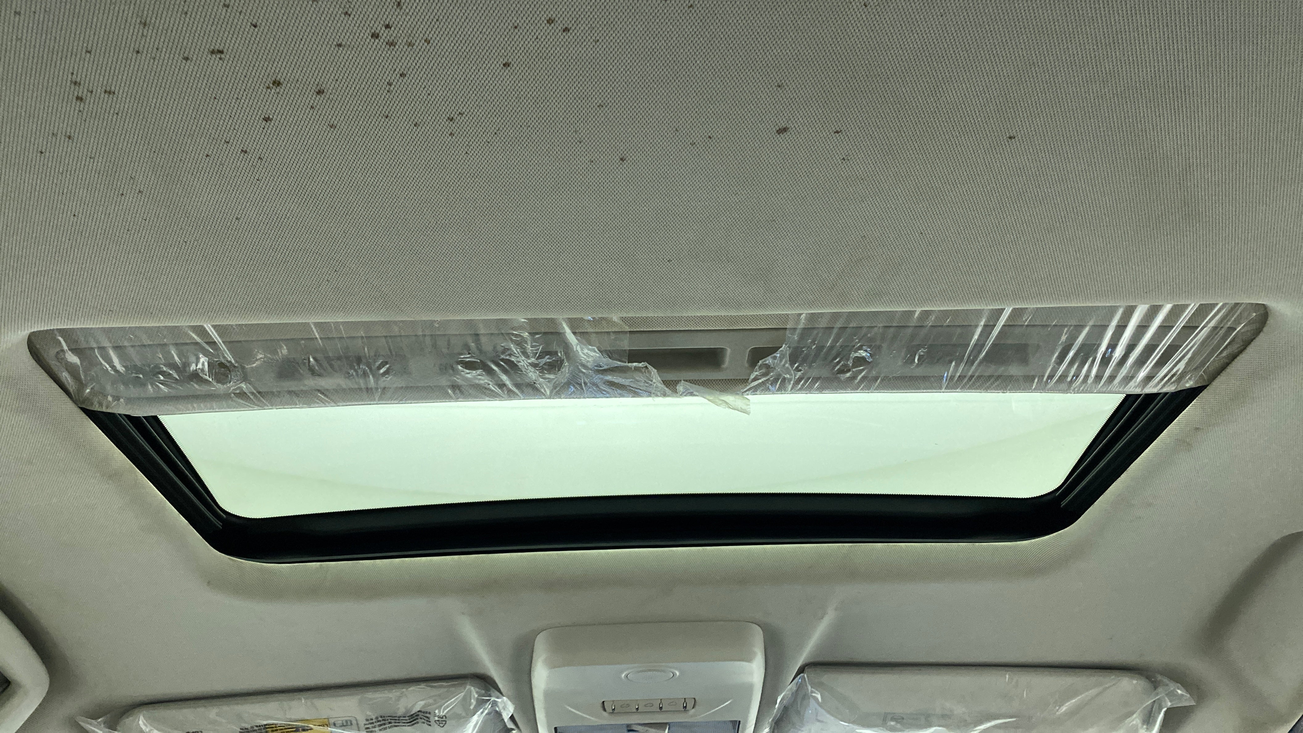 Sunroof interior view of a Tata Nexon 2017-2023