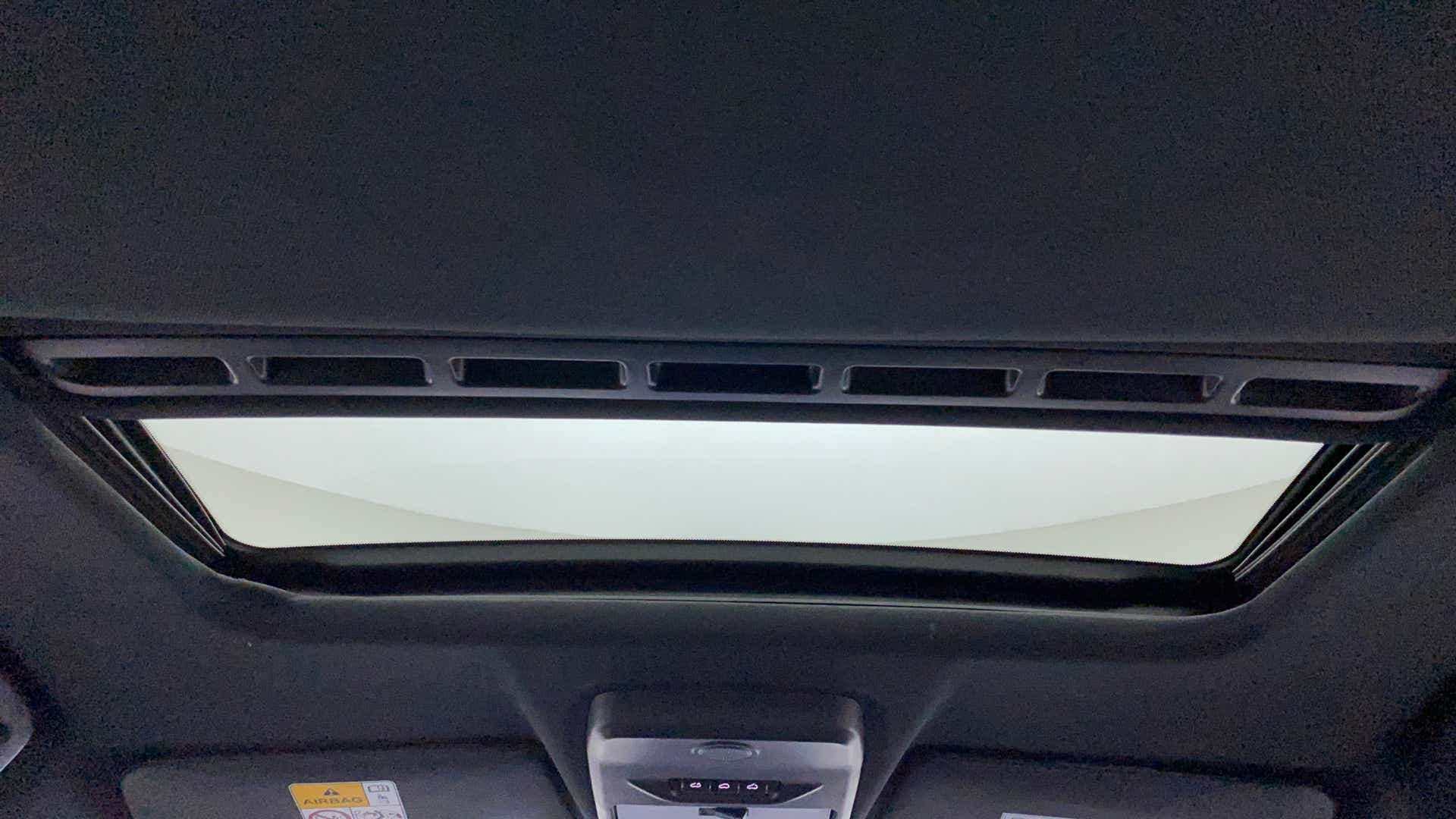 Sunroof interior view of a Tata Nexon 2017-2023