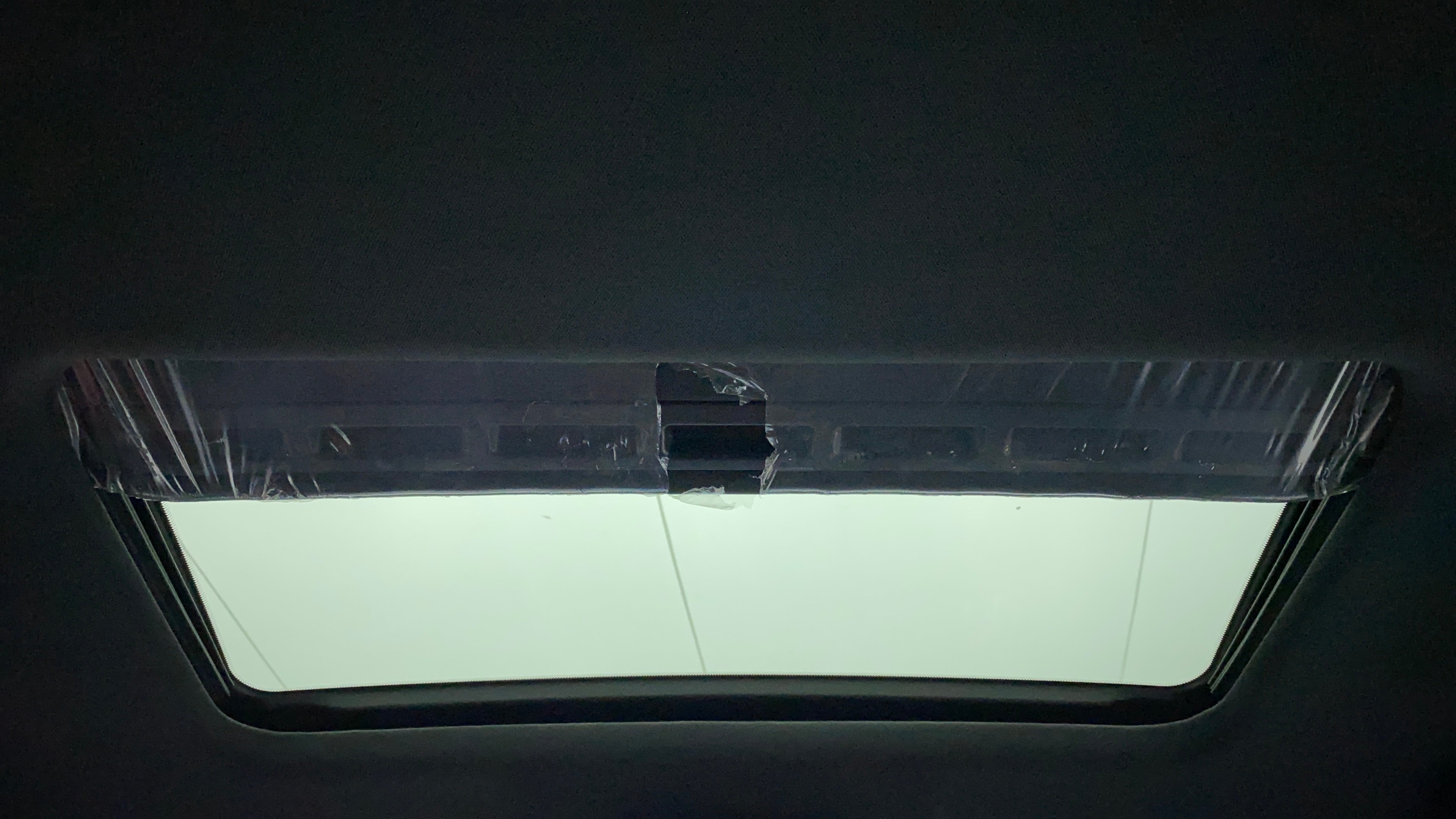 Sunroof interior view of a Tata Nexon 2017-2023
