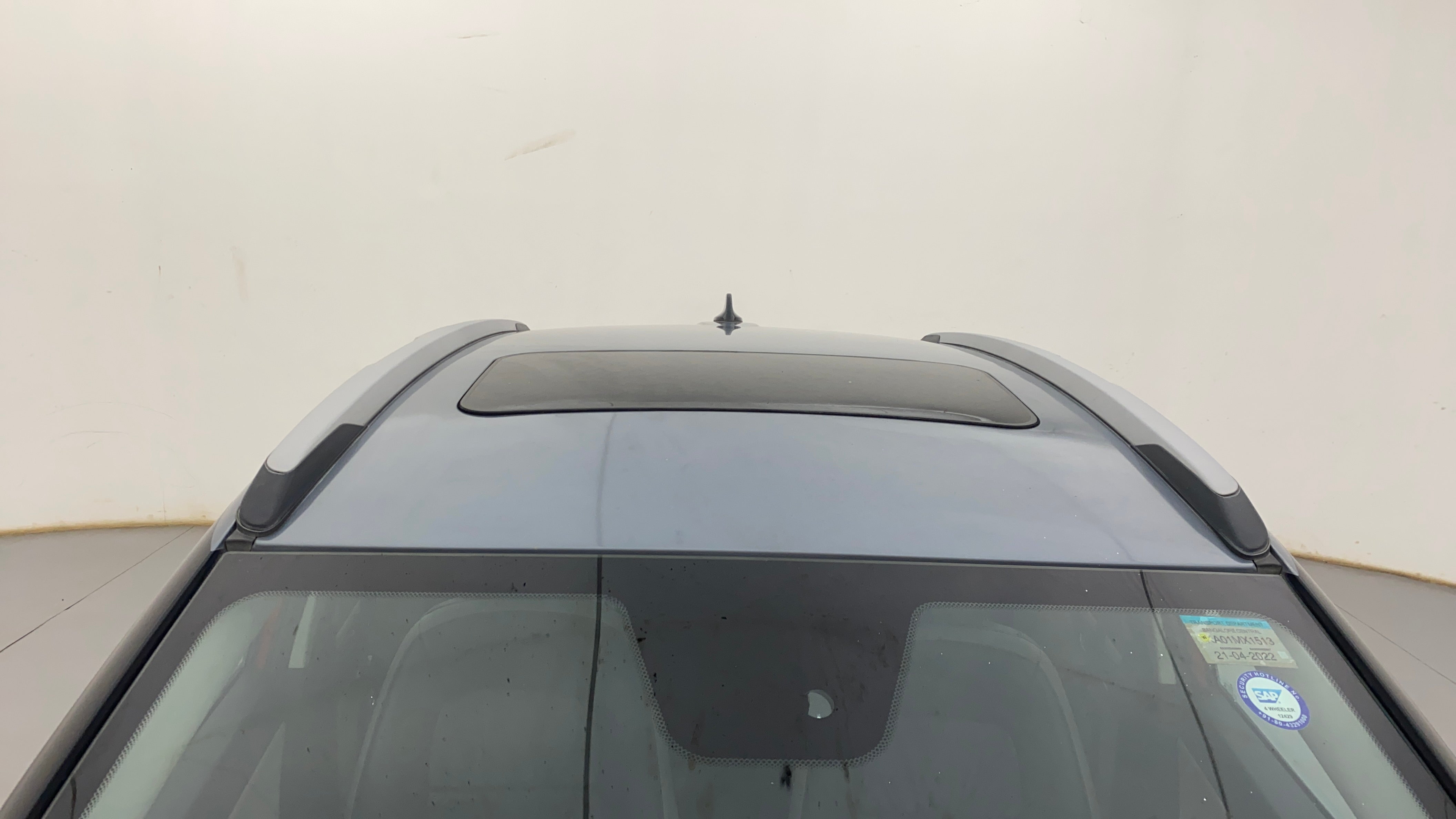 Sunroof view of a Tata Nexon 2017-2023