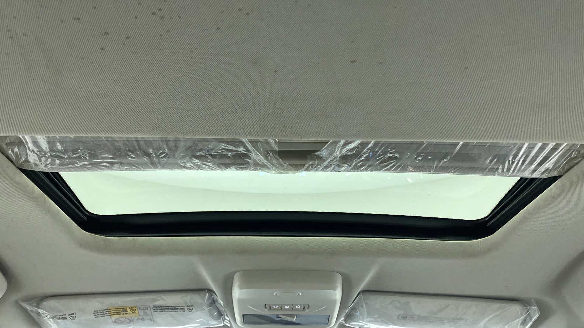 Sunroof interior view of a Tata Nexon 2017-2023
