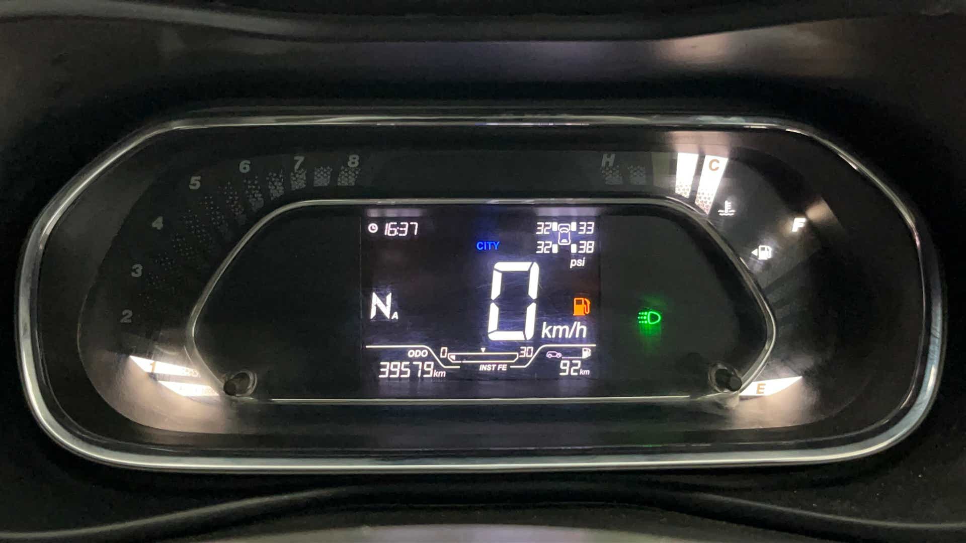 Instrument cluster of a Tata Nexon 2017-2023