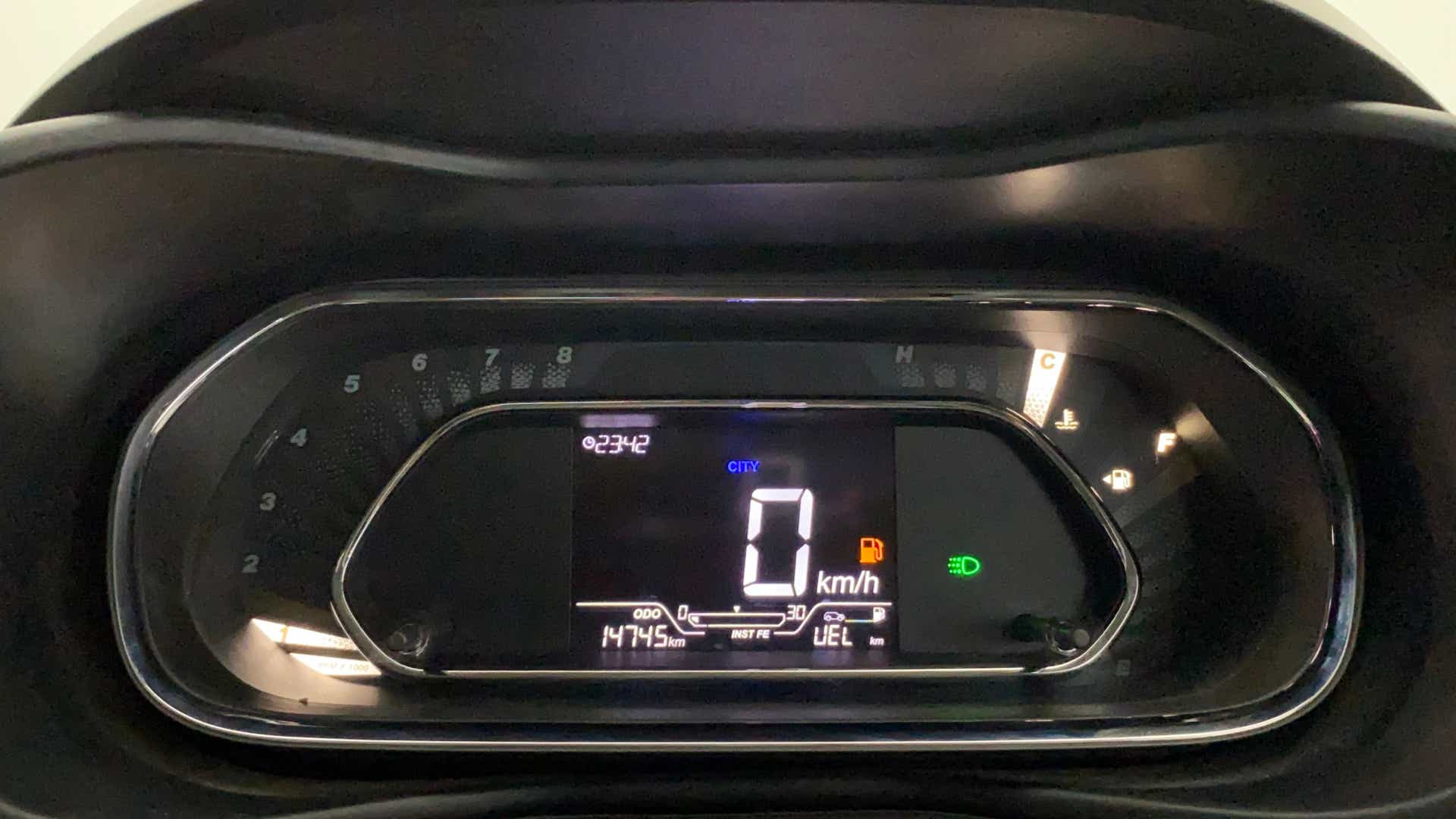 Instrument cluster of a Tata Nexon 2017-2023