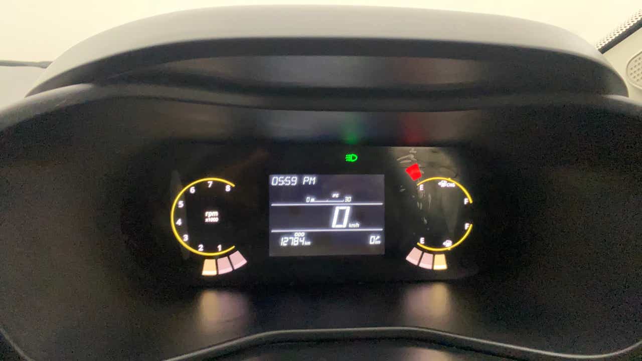 Instrument cluster of a Tata Nexon
