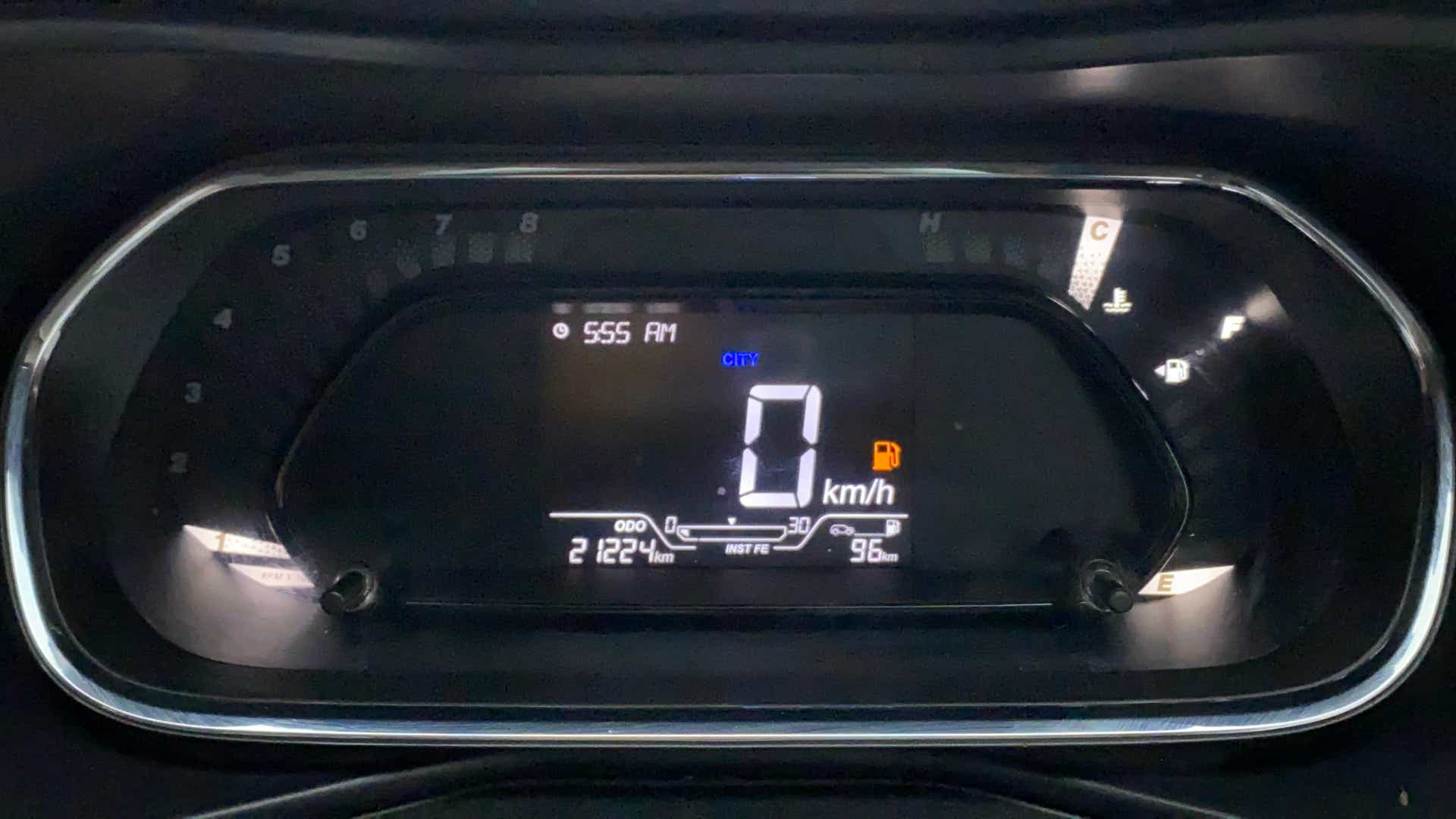 Instrument cluster of a Tata Nexon 2017-2023