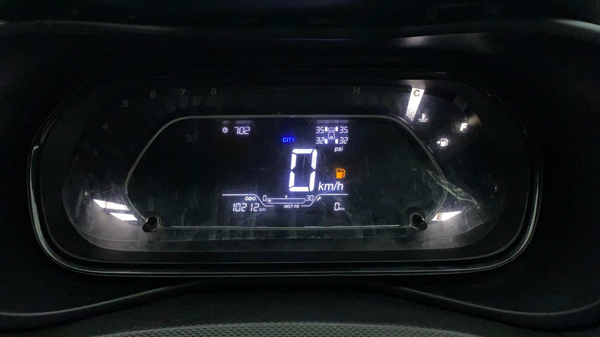Instrument cluster of a Tata Nexon 2017-2023