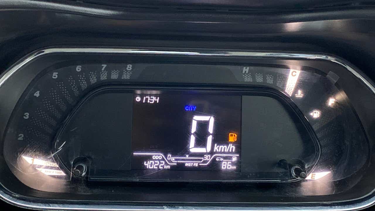 Instrument cluster of a Tata Nexon 2017-2023