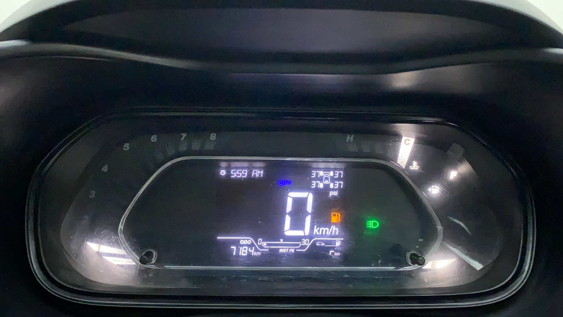 Instrument cluster of a Tata Nexon 2017-2023