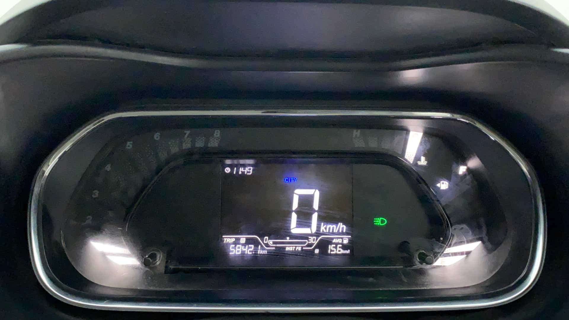 Instrument cluster of a Tata Nexon 2017-2023