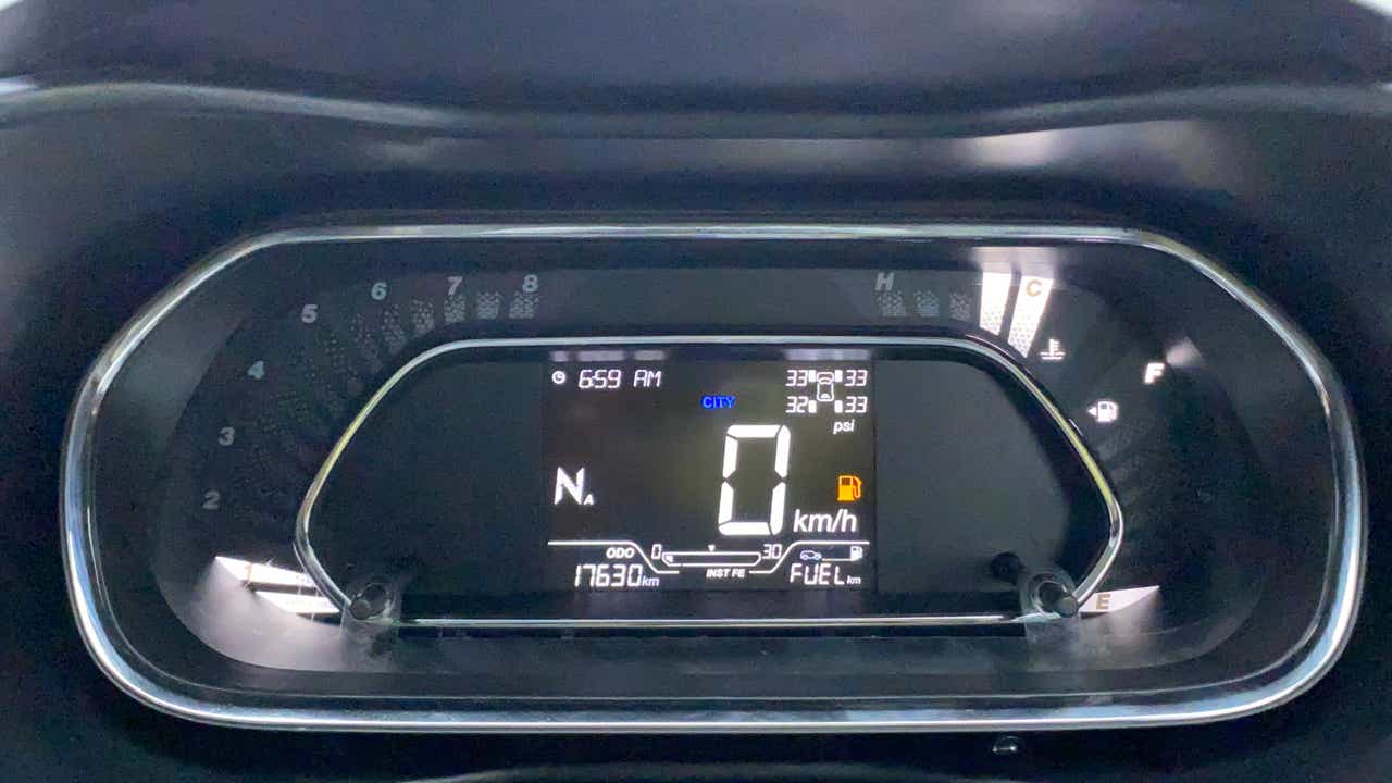 Instrument cluster of a Tata Nexon 2017-2023