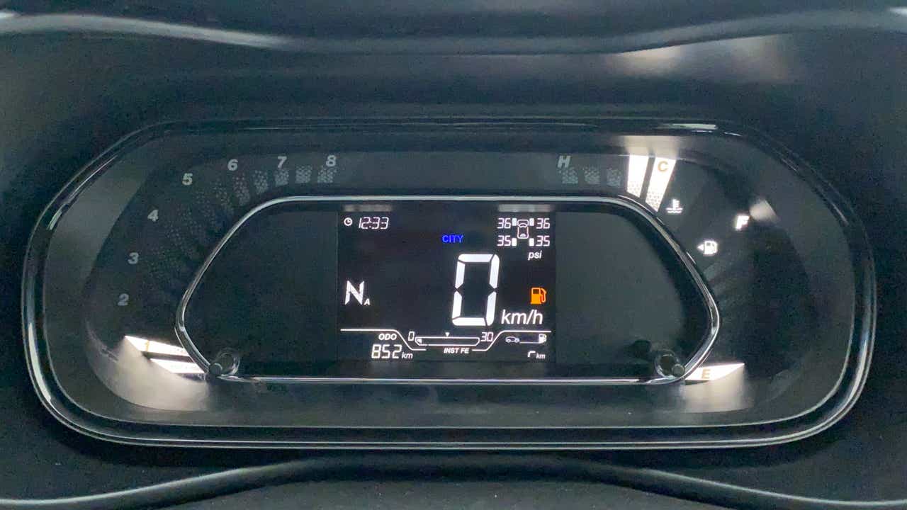 Instrument cluster of a Tata Nexon 2017-2023