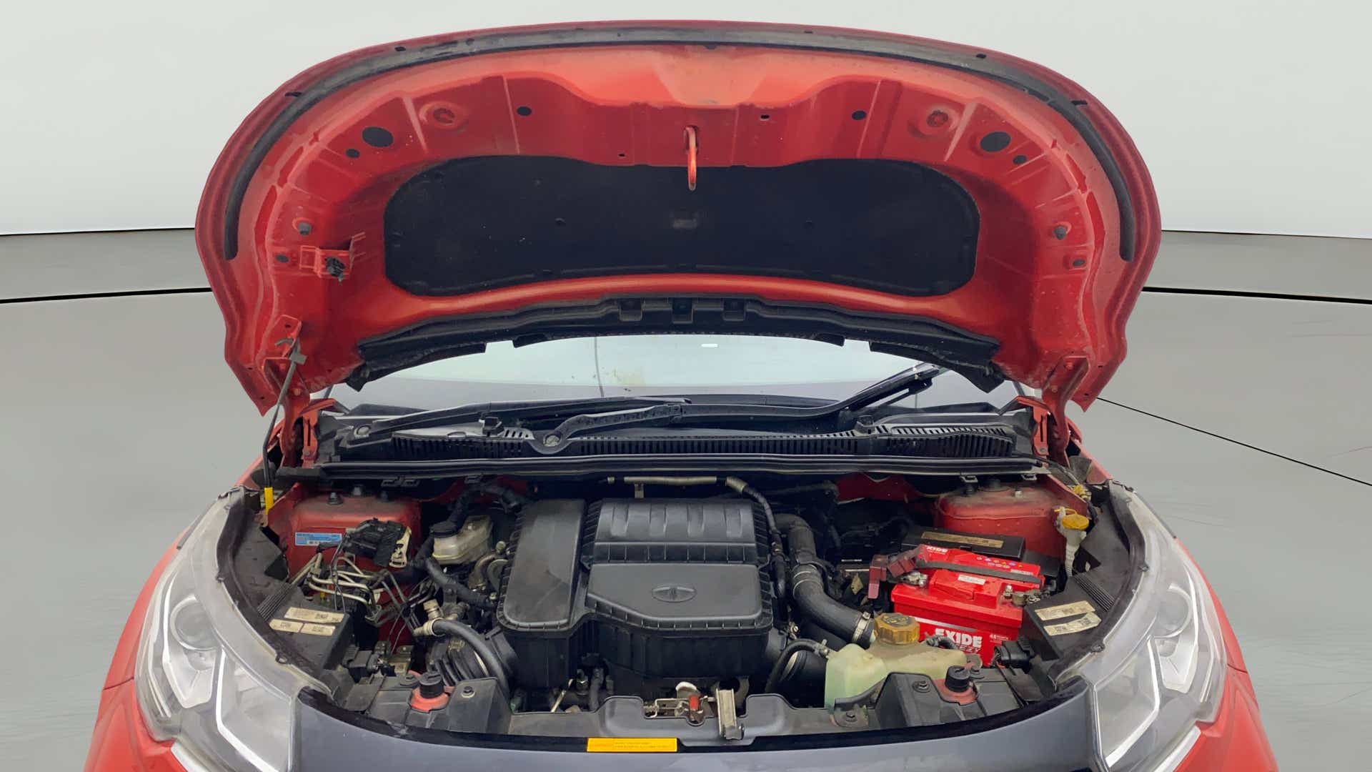 Engine bay view of a Tata Nexon 2017-2023