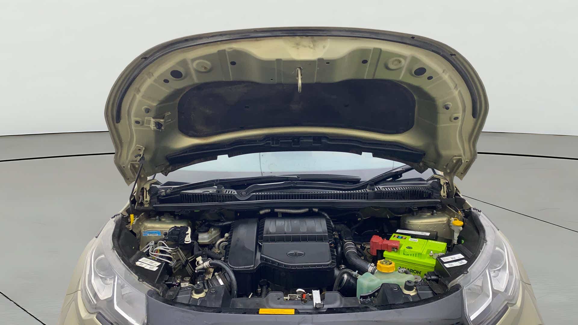 Engine bay view of a Tata Nexon 2017-2023